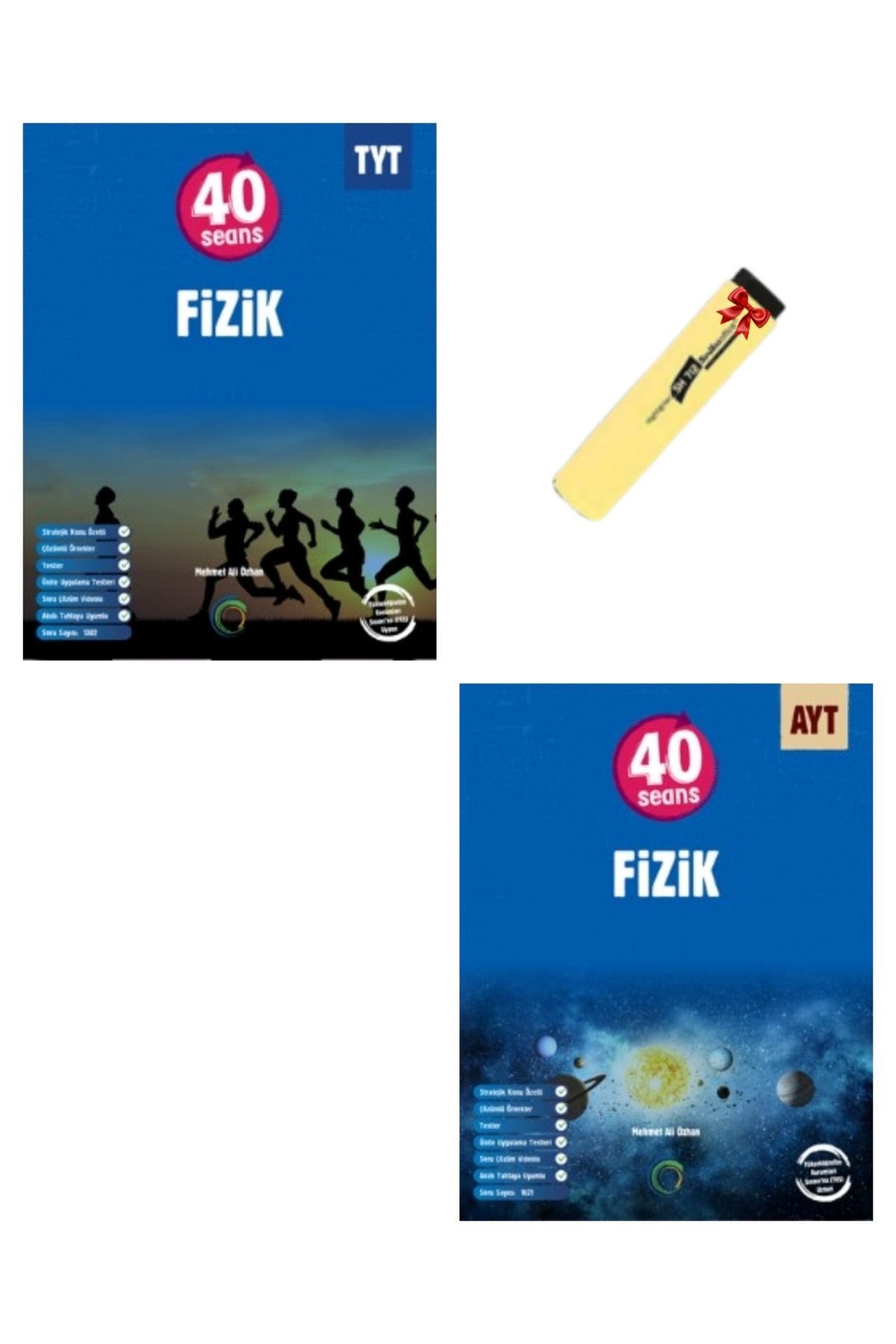 TYT - AYT 40 Seans Konu Özetli Fizik Soru Bankaları