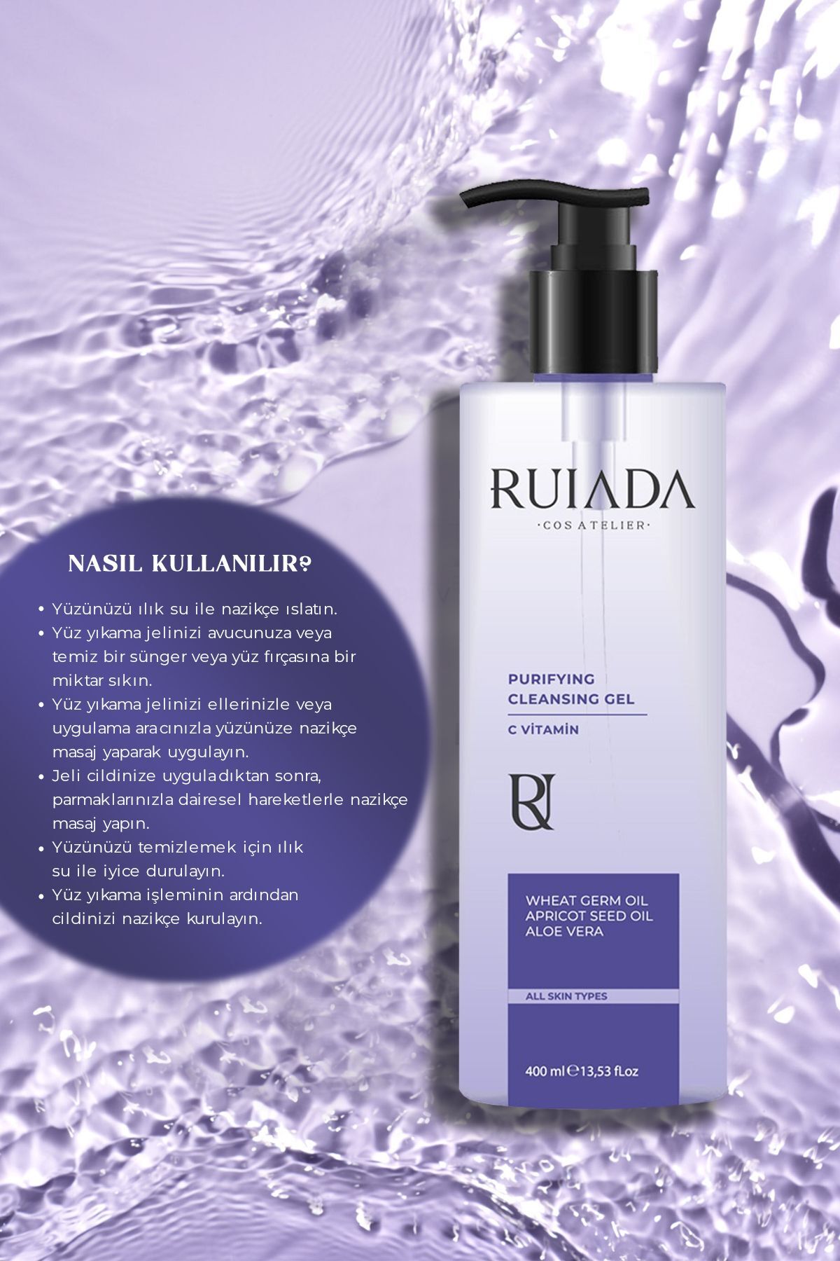 پاک کننده صورت   RUIADA | TYRU.158.19.06 اورجینال - تصویر 3