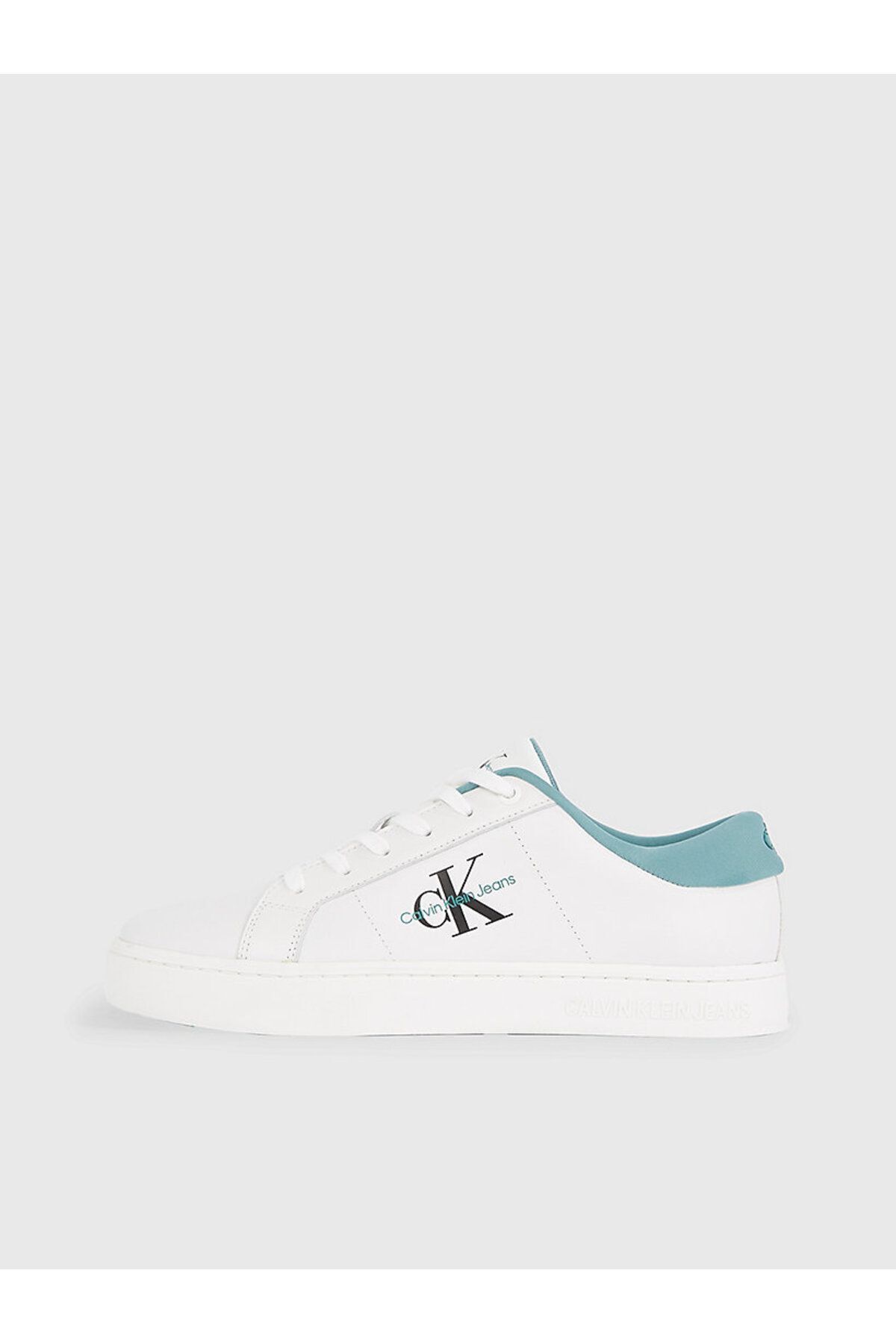 اسنیکر سفید مردانه کلاسیک Cupsole Laceup LTH اورجینال Calvin Klein
