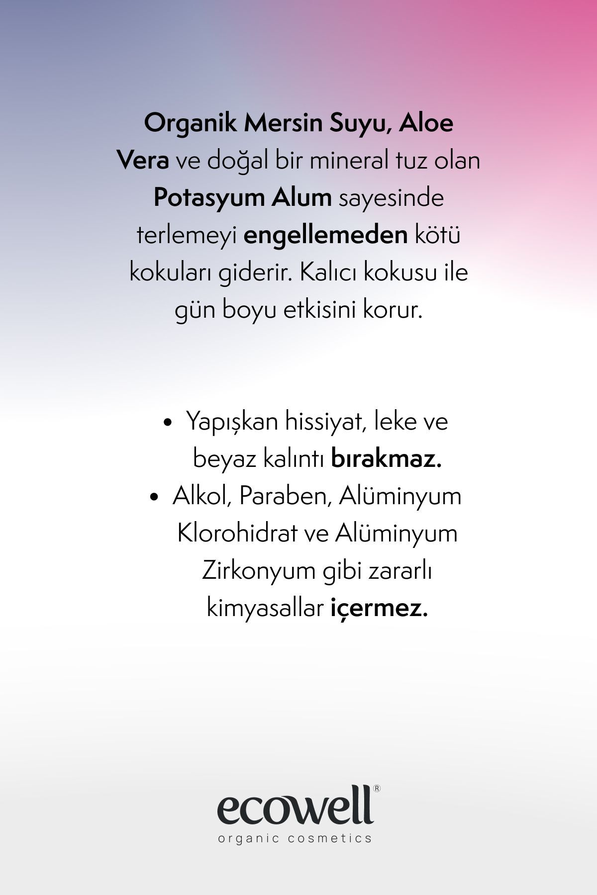 دئودورانت زنانه  Ecowell | SET- 3316 + 3309 اورجینال - تصویر 5