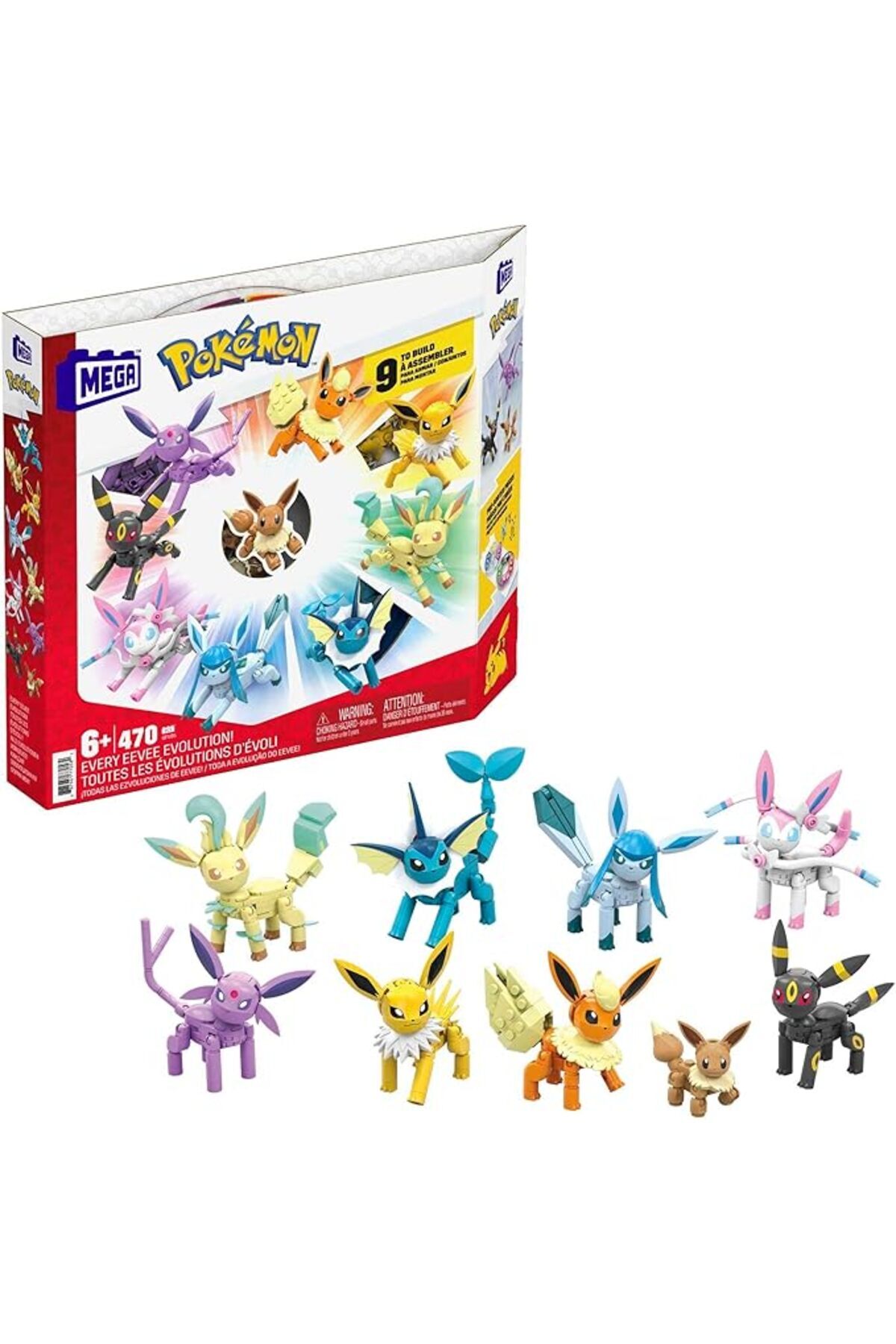 Mega Pokémon Eevee Dönüşümleri, 6 yaş ve üzeri, GFV85 - Fiyatı