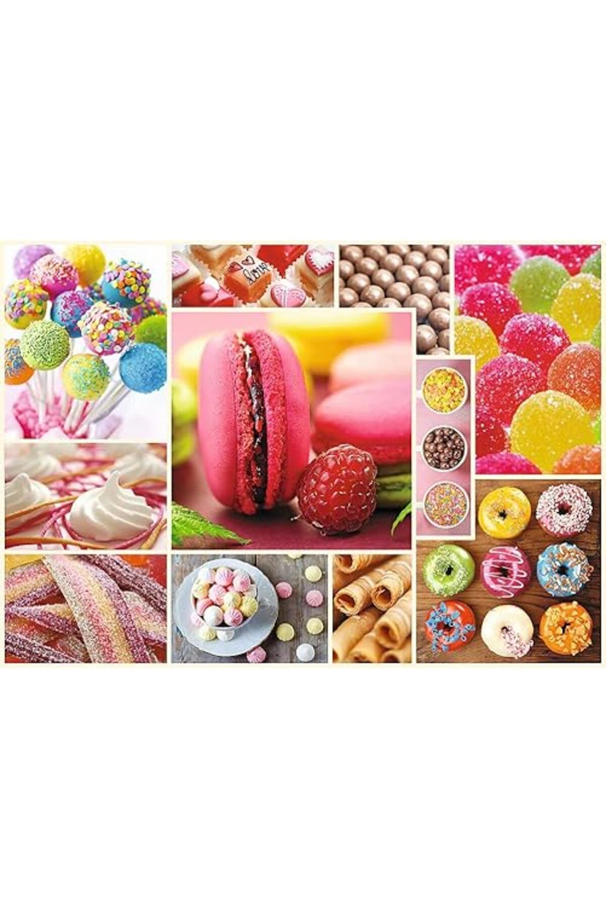 پازل Trefl 916 10297 EA 1000pcs Nook جذاب ، Bonbons مختلف Genel Markalar
