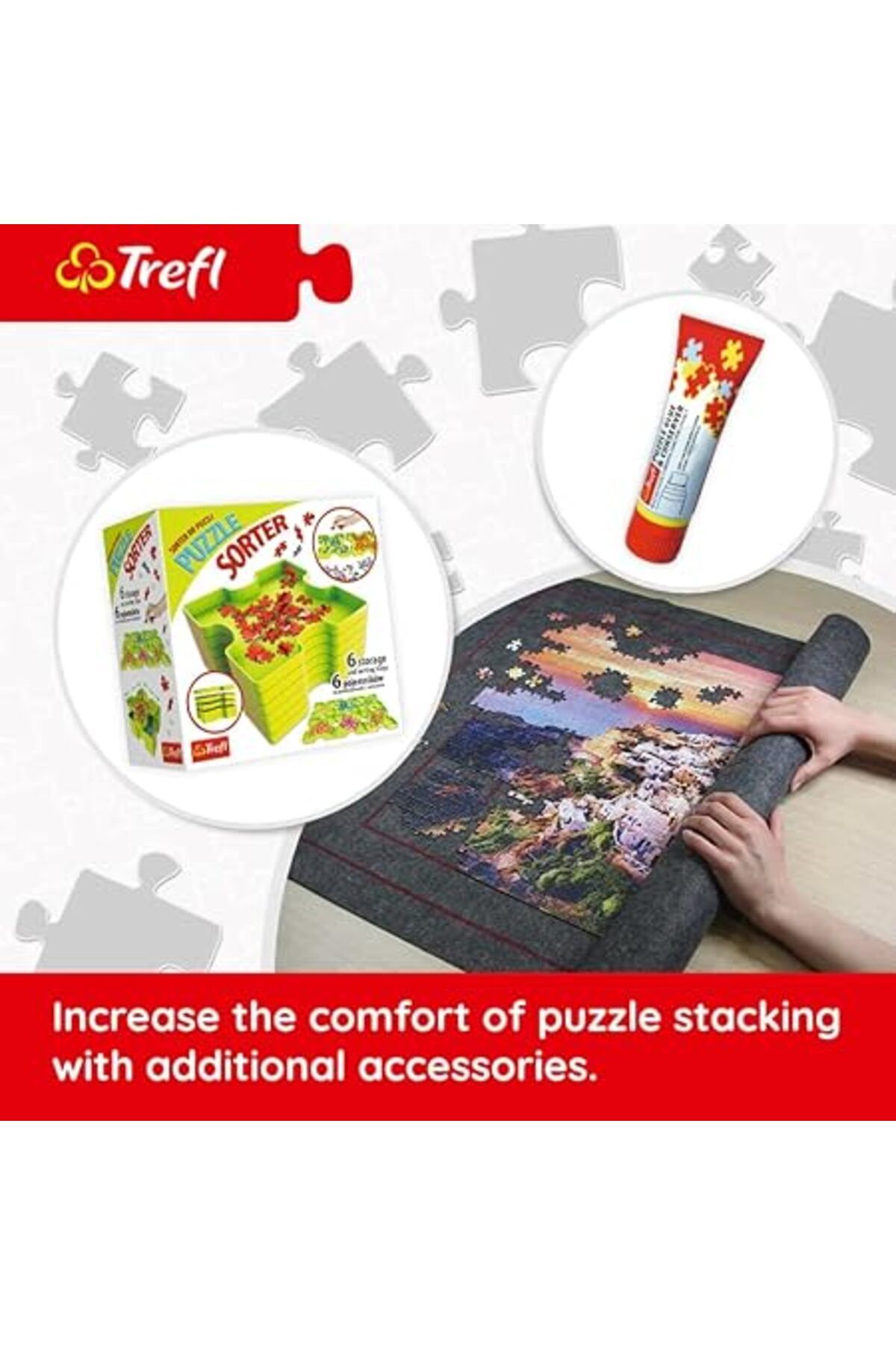 پازل Trefl 916 10297 EA 1000pcs Nook جذاب ، Bonbons مختلف Genel Markalar
