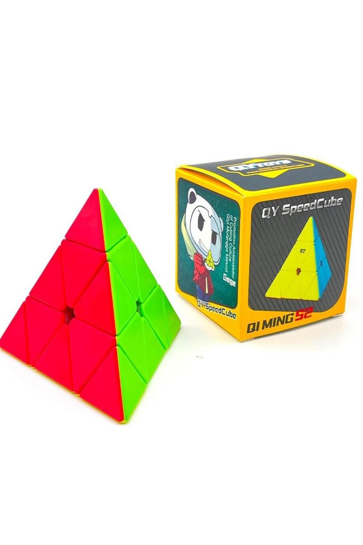 Sole-Professional 3X3 Speed Triangular Intelligence Cube -Q1 Ming S2 Yellow 2