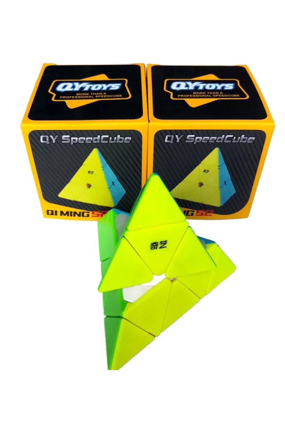 Sole-Professional 3X3 Speed Triangular Intelligence Cube -Q1 Ming S2 Yellow 8
