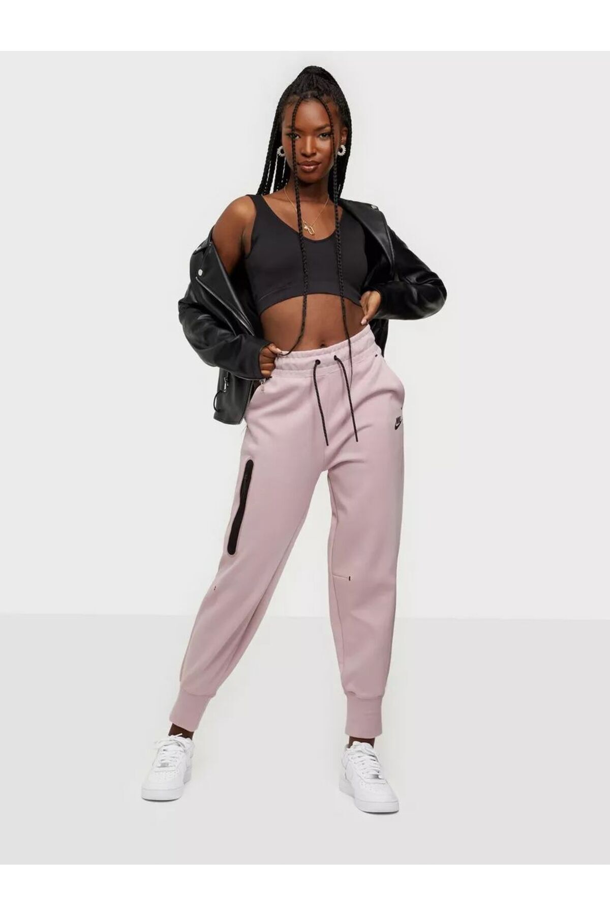 Nike fleece sweatpants womens deals