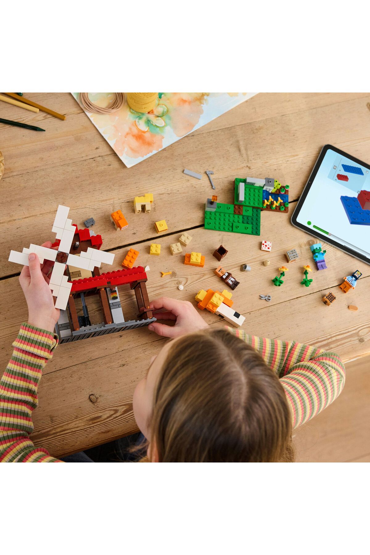 LEGO-Minecraft® The Windmill Farm - Video-Game Set Gift 21262 2