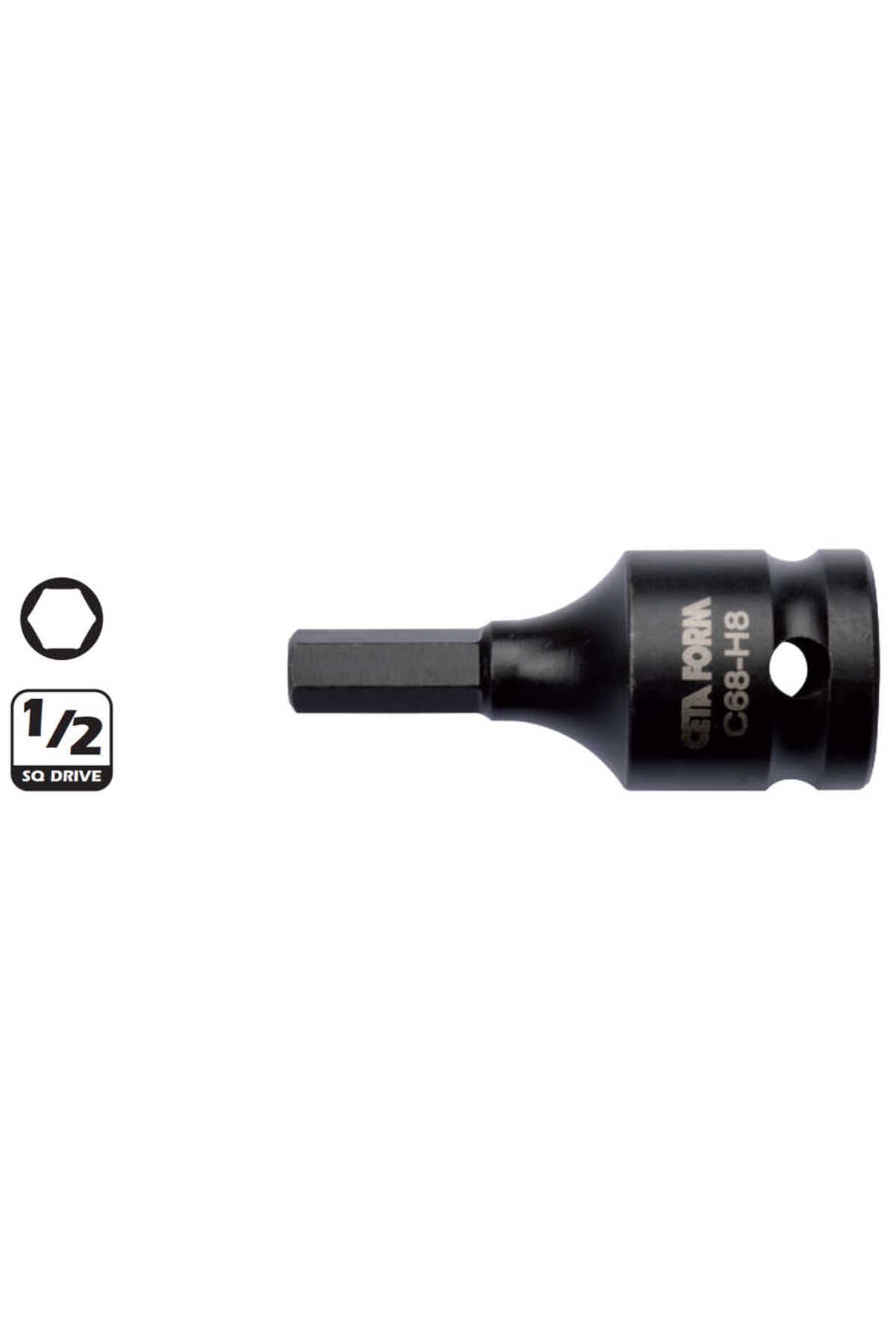 Ceta-17 Mm Form 1/2” Allen End Air Socket Bits 1