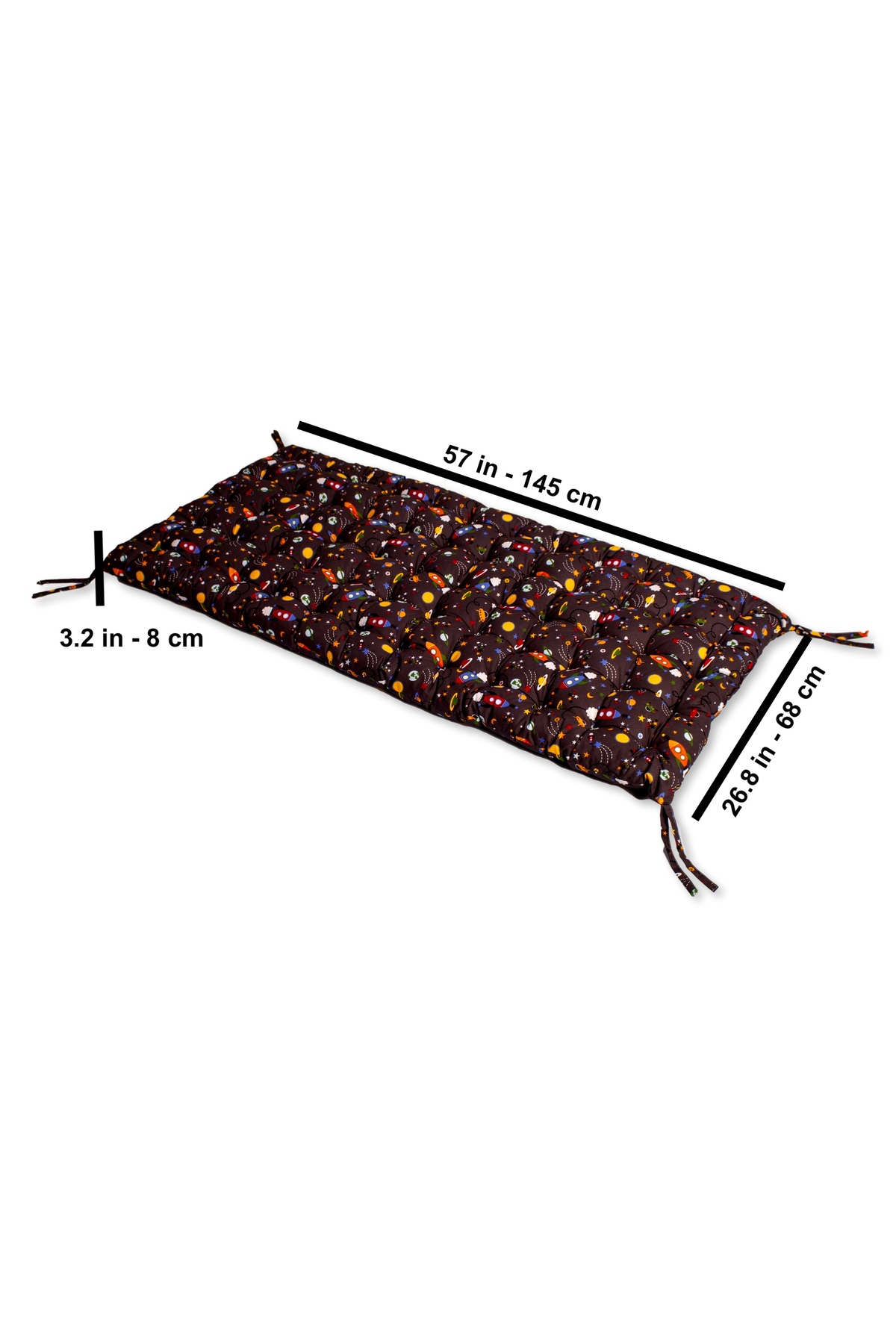 KIDOPPO Montessori Kemer için Yastık | Pikler Dönence Yastığı | Rahat Uzay Desenli Yastık fotoğrafı 6 (önizleme)
