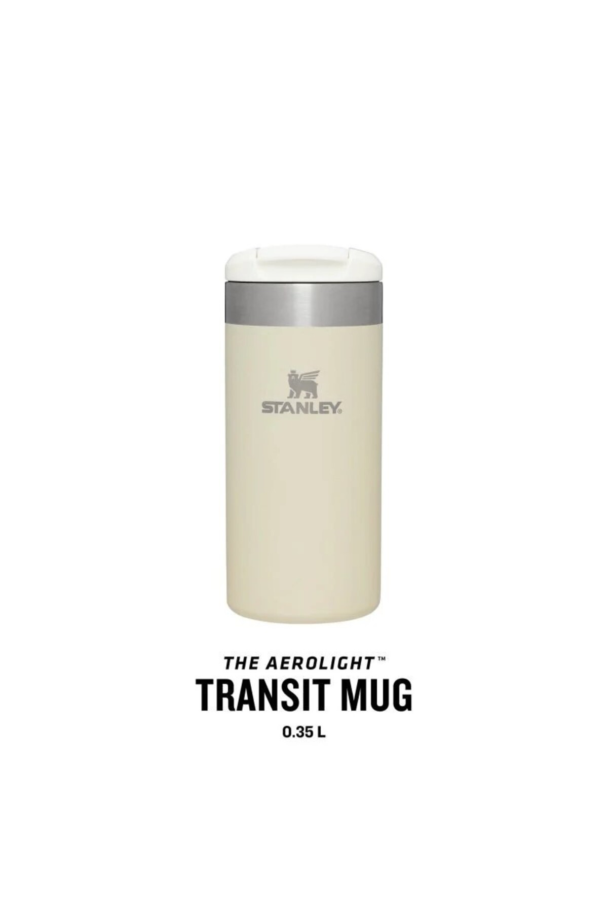 جام فلاسک Stanley ترانزیت AeroLight 0.35 لیتر - (12 OZ) کرم متالیک اورجینال - تصویر 4
