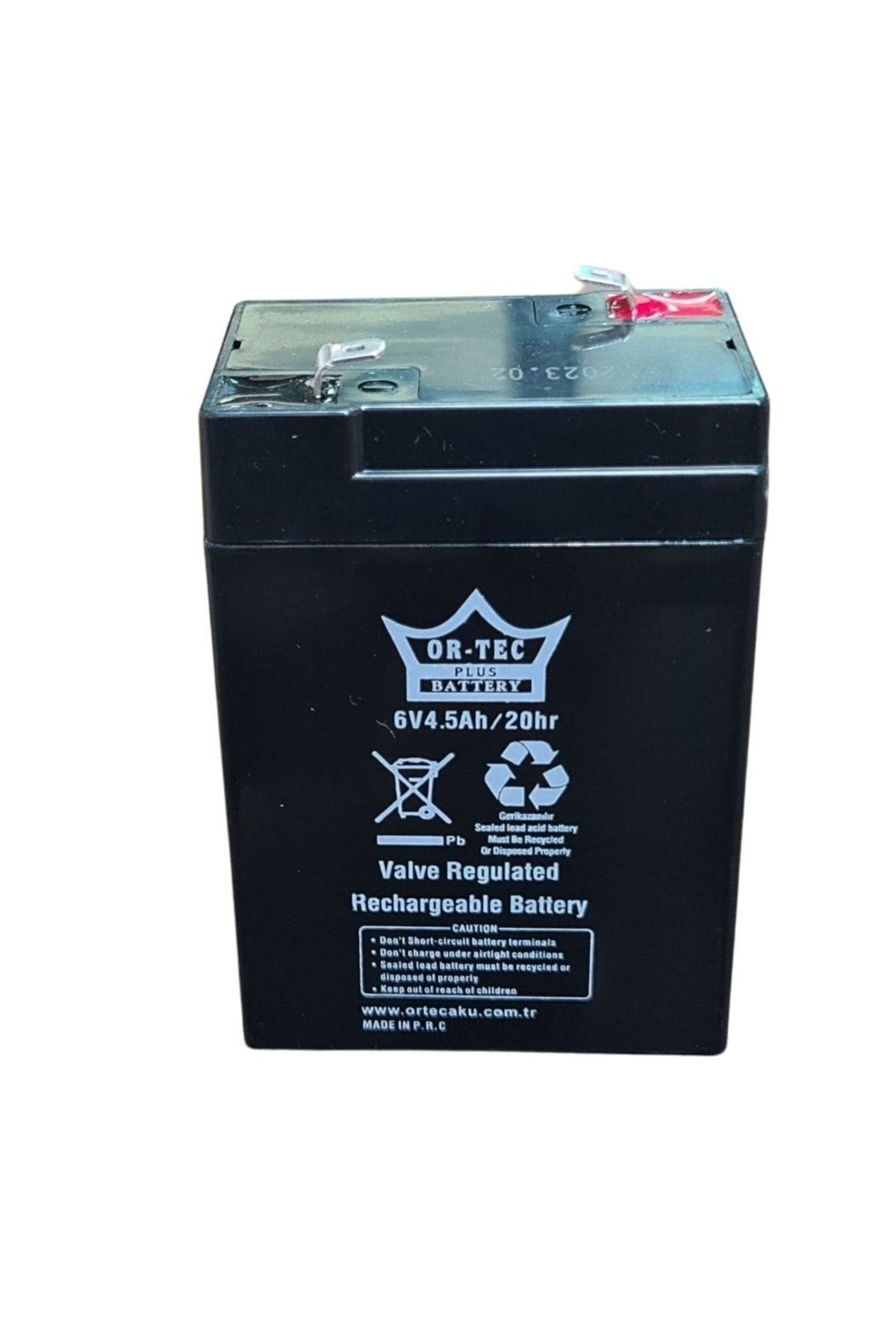 ORTEC 6v 4.5 Ah Akü Bakımsız Işıldak Aküsü 2024 Üretim