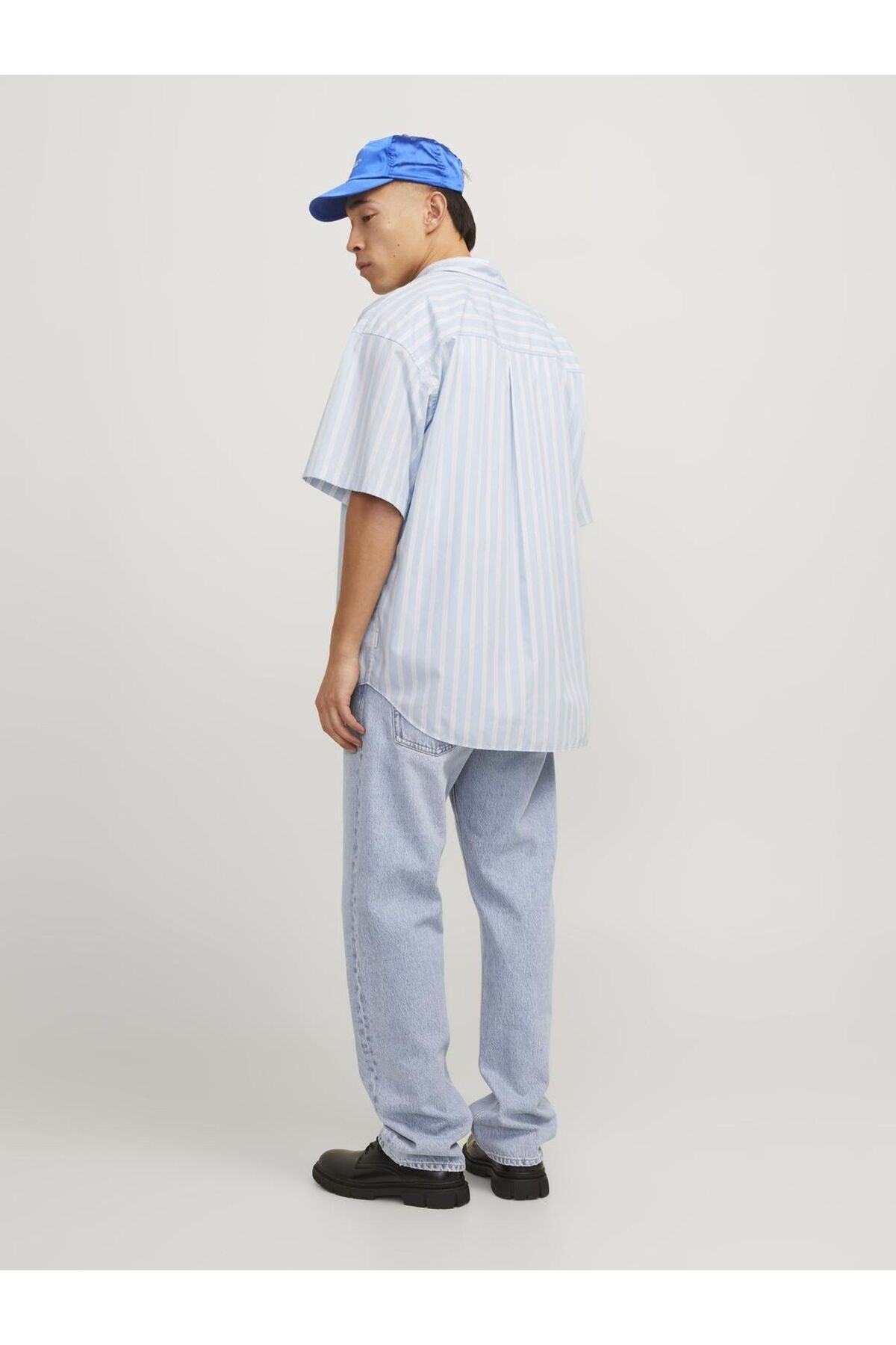 شلوار جین جک اند جونز مردانه جین آبی کژوال / روزمره راسته Relaxed/ریلکس فاق نرمال   Straight/استریج کژوال/روزمره | Jack & Jones 12254099 BD - تصویر 4