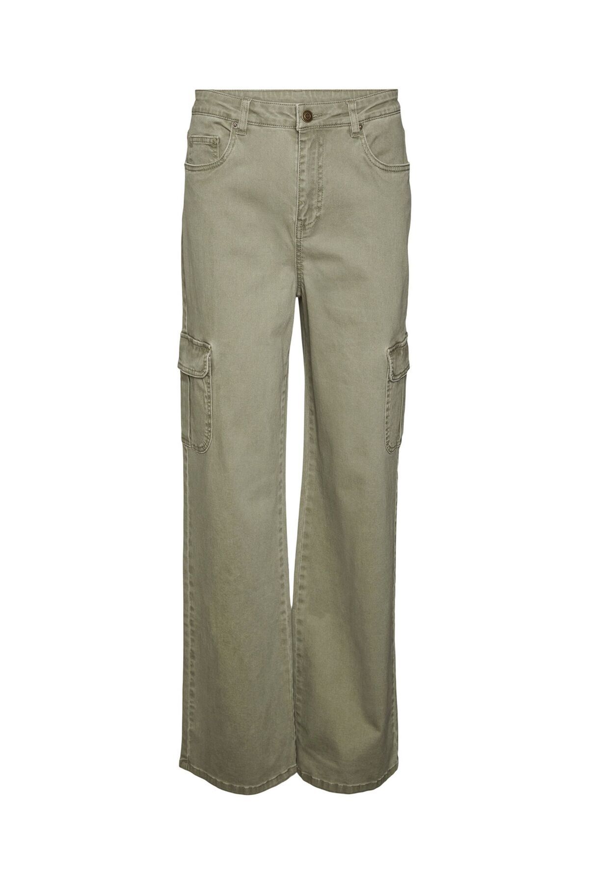Vero Moda-Weit Geschnitten Vmtessa Hohe Taille Weit Geschnitten Jeans 2