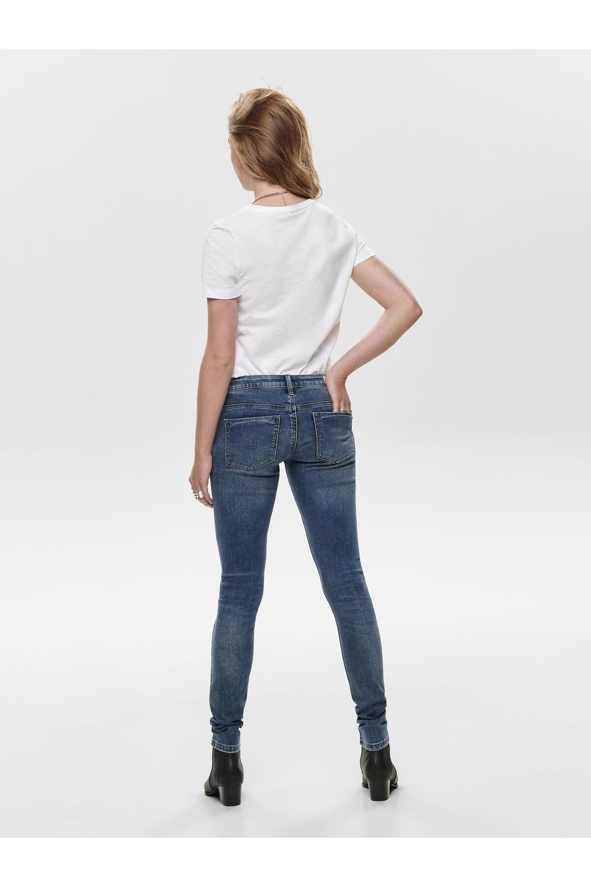 ONLY-Skinny Jeans Onlcoral Sehr niedrige Taille Skinny Fit Jeans 4