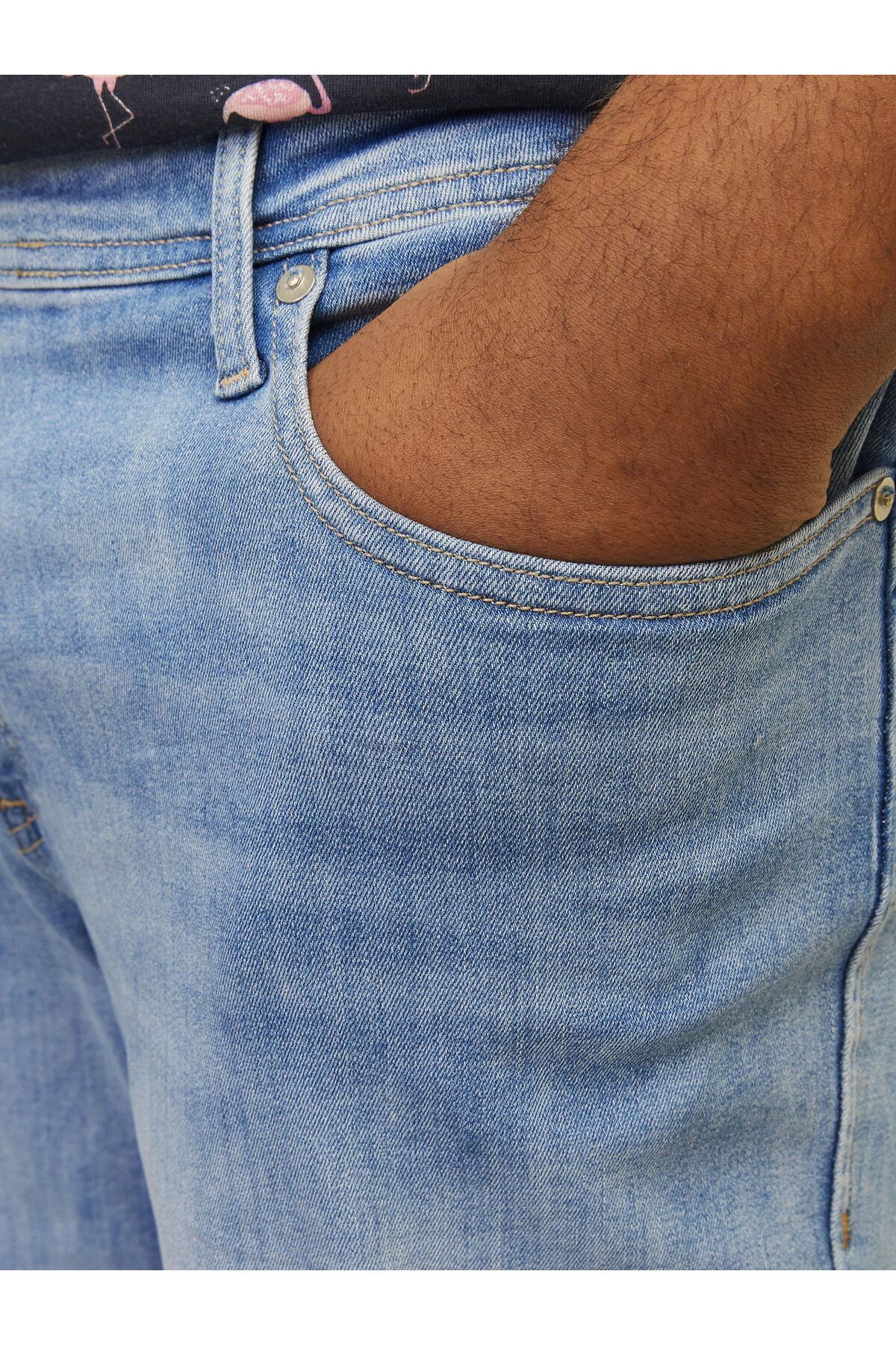 Jack & Jones Plus-Regular Fit Şort Plus Normal Kesim Regular Fit Şort 7