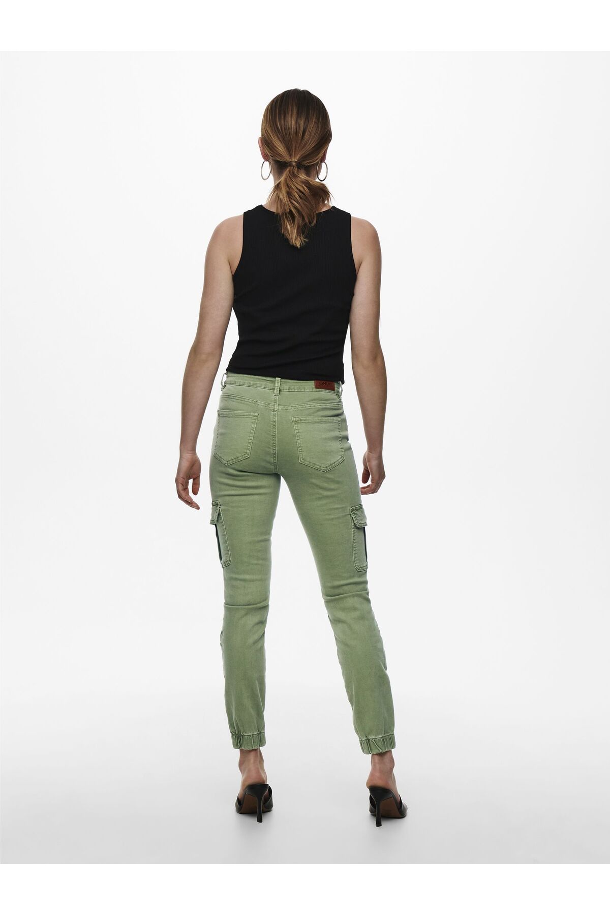 ONLY-Cargo-Hose Onlmissouri Mittlere Taille Slim Fit Hose 4