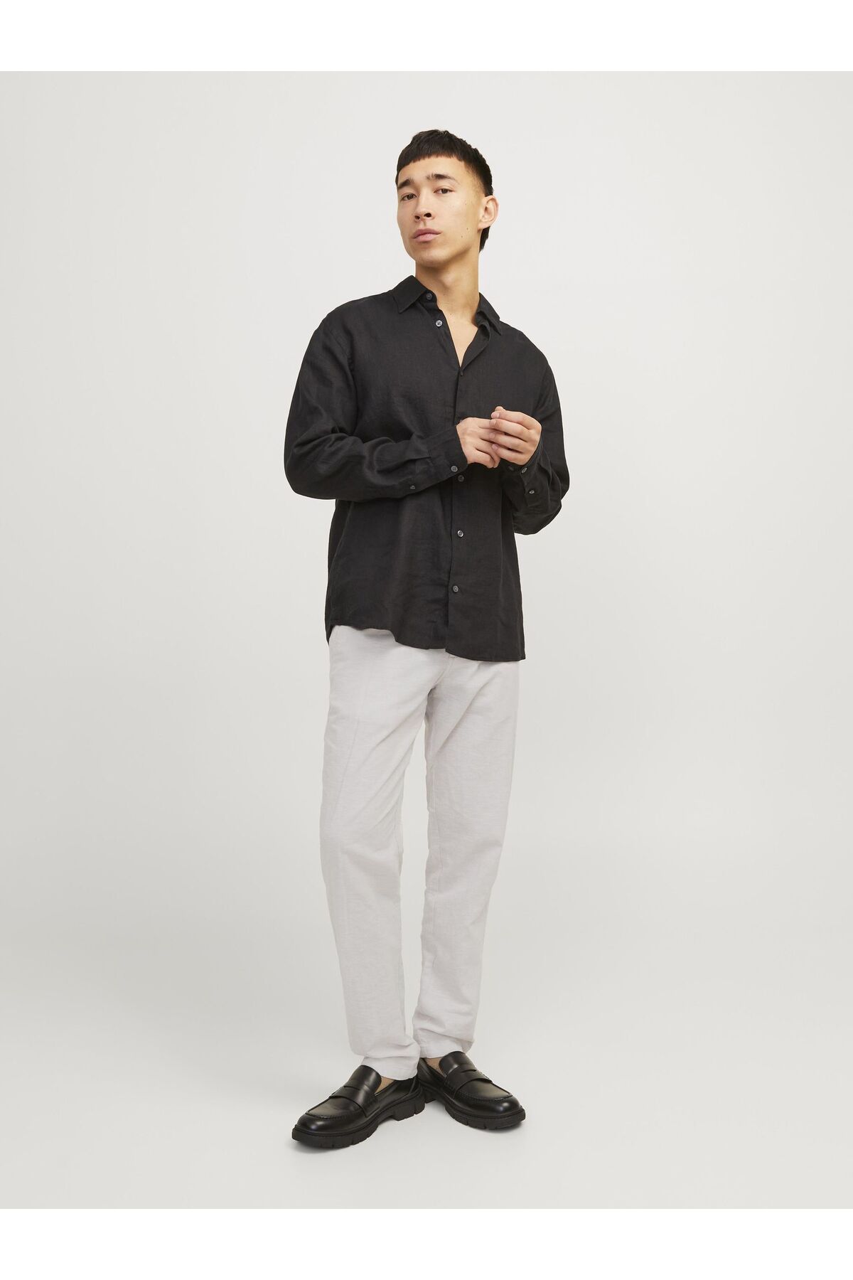 شلوار مردانه راسته فاق نرمال | جک اند جونز Jack & Jones 12248604 - تصویر 5