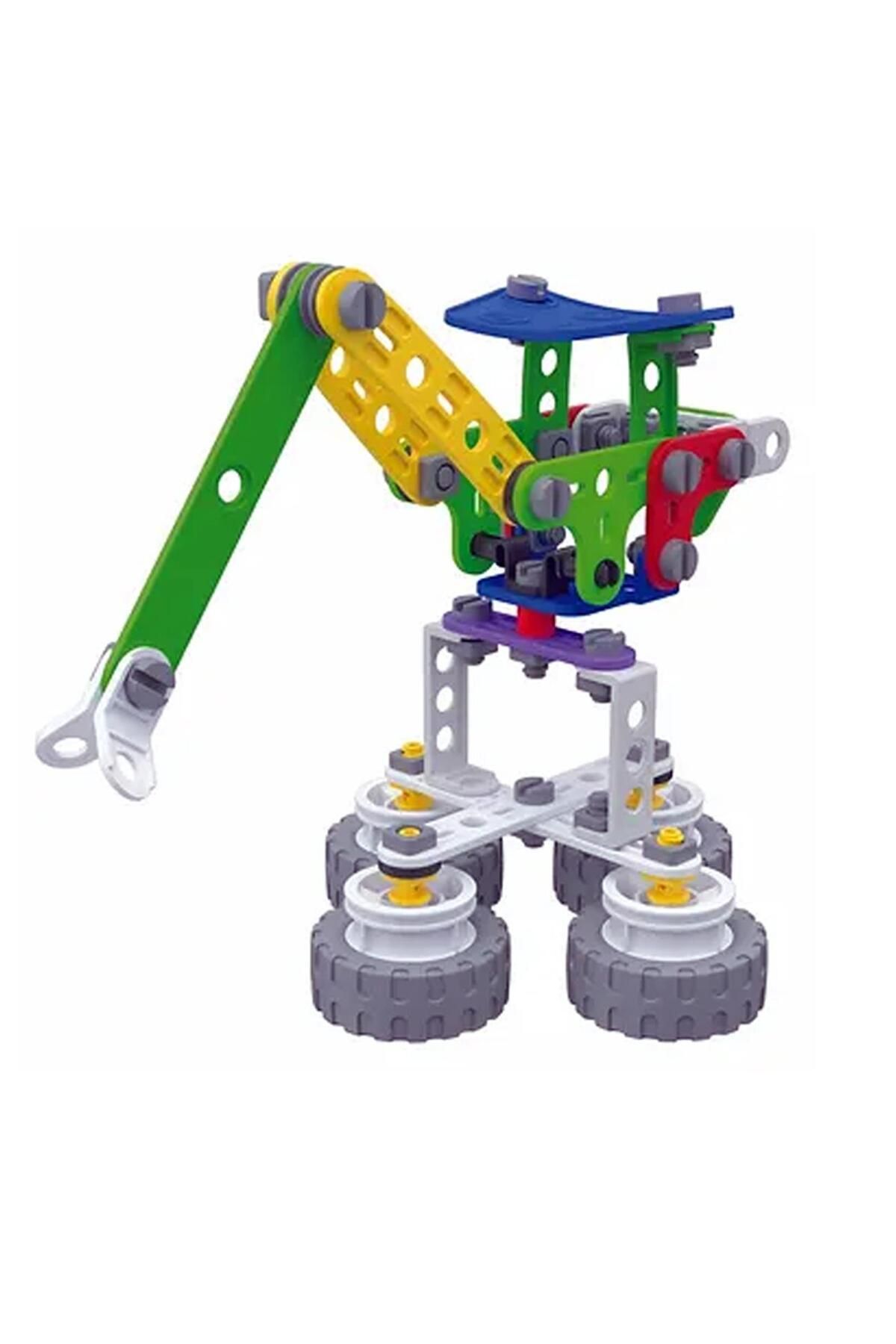 Sole-Build Technic Set, 88 Pieces Plug-Down High Crane Block Build Set 3