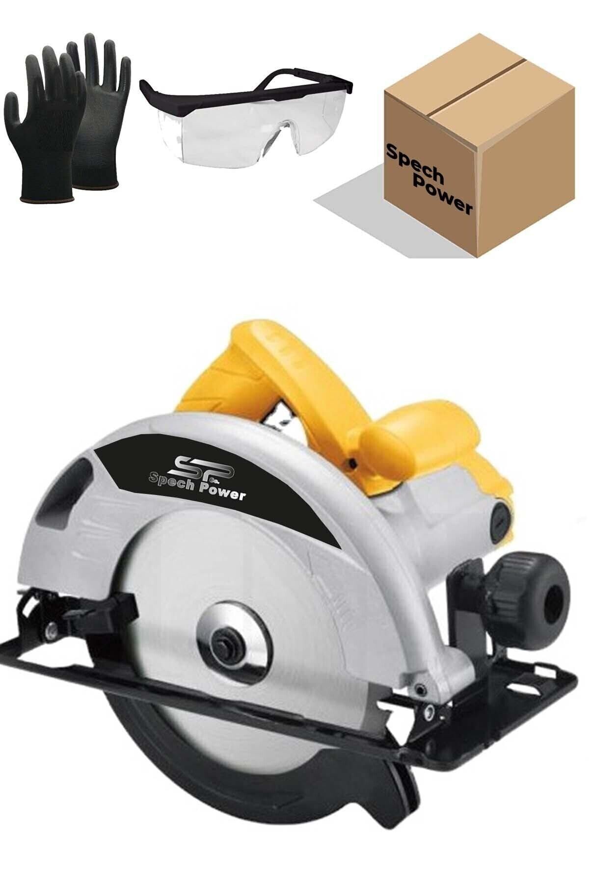 Genel Markalar T87z 1200 Watt 45° Döner Tablalı Bakır Sargılı Profesyonel Ahşap Daire Testere Sunta Kesme Makinesi