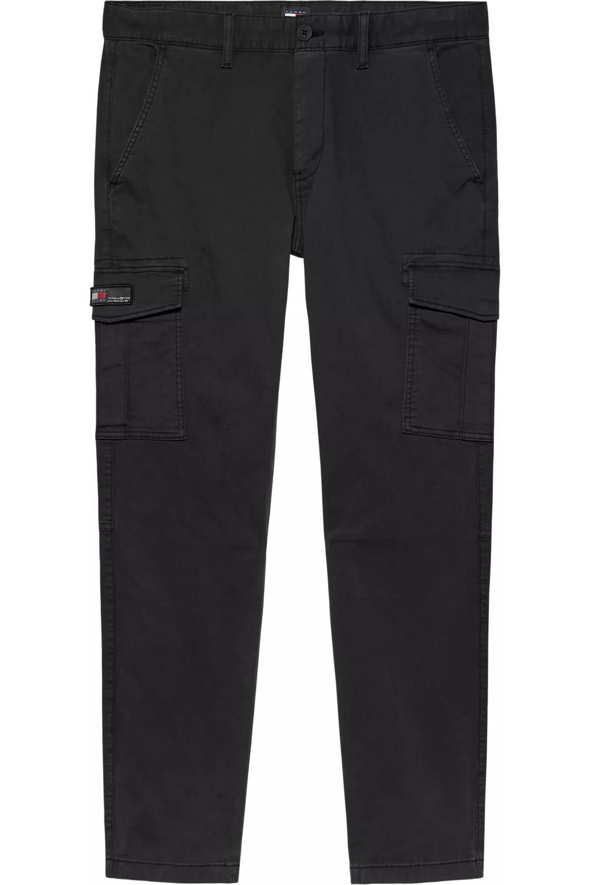 شلوار مشکی مردانه محموله سبک وزن TJM آستین Tommy Hilfiger