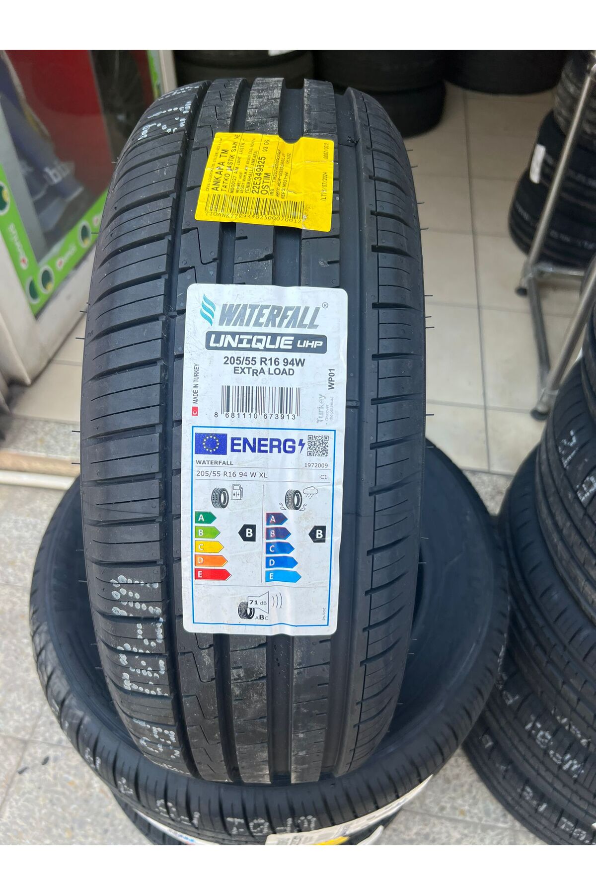 waterfall 205/55R16 94W UNİQUE UHP XL WATERFAL YAZLIK LASTİK 2024 TARİHLİ