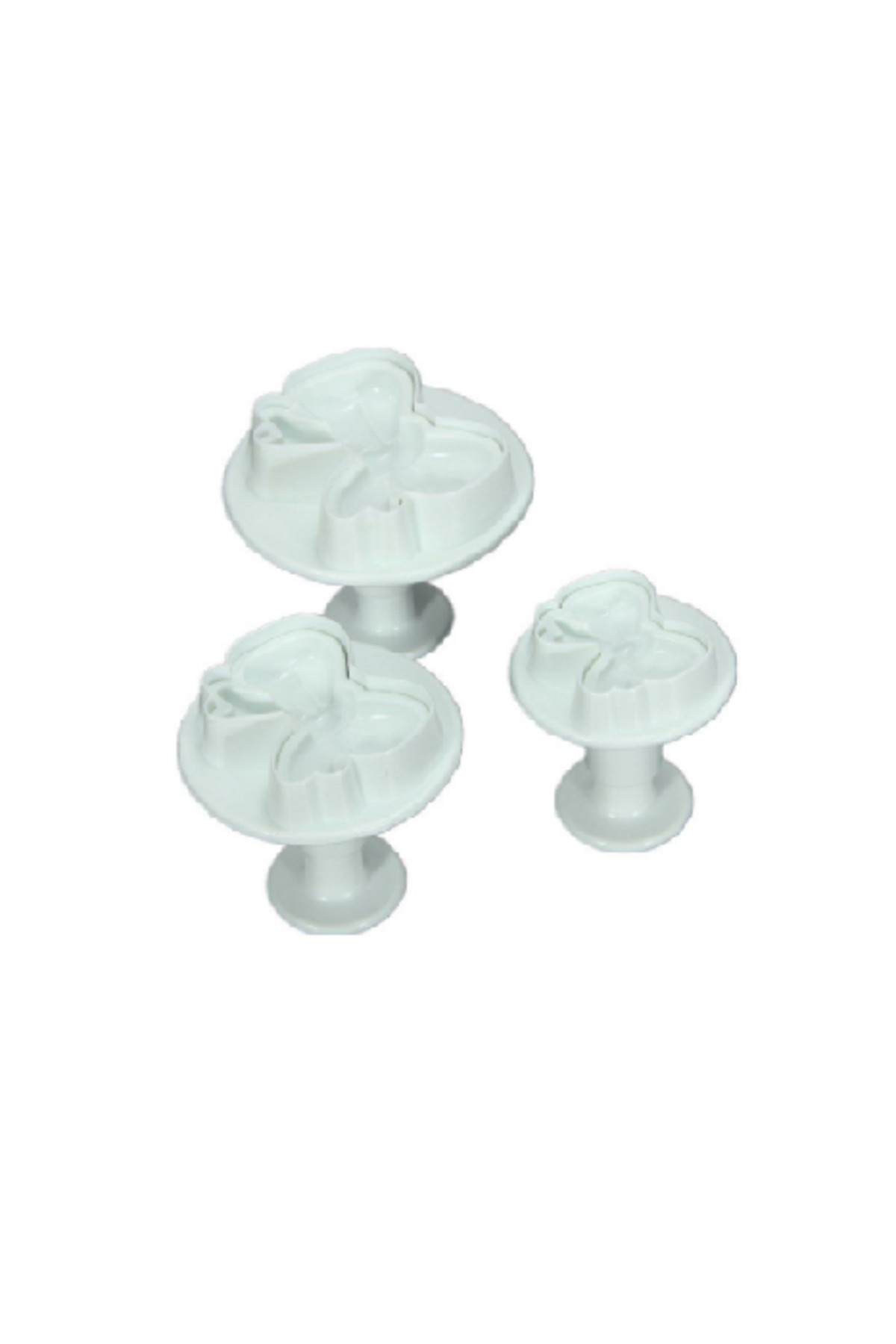 Pasta-Mini Bow Press Injector Cookie Mold 3 Pieces 1