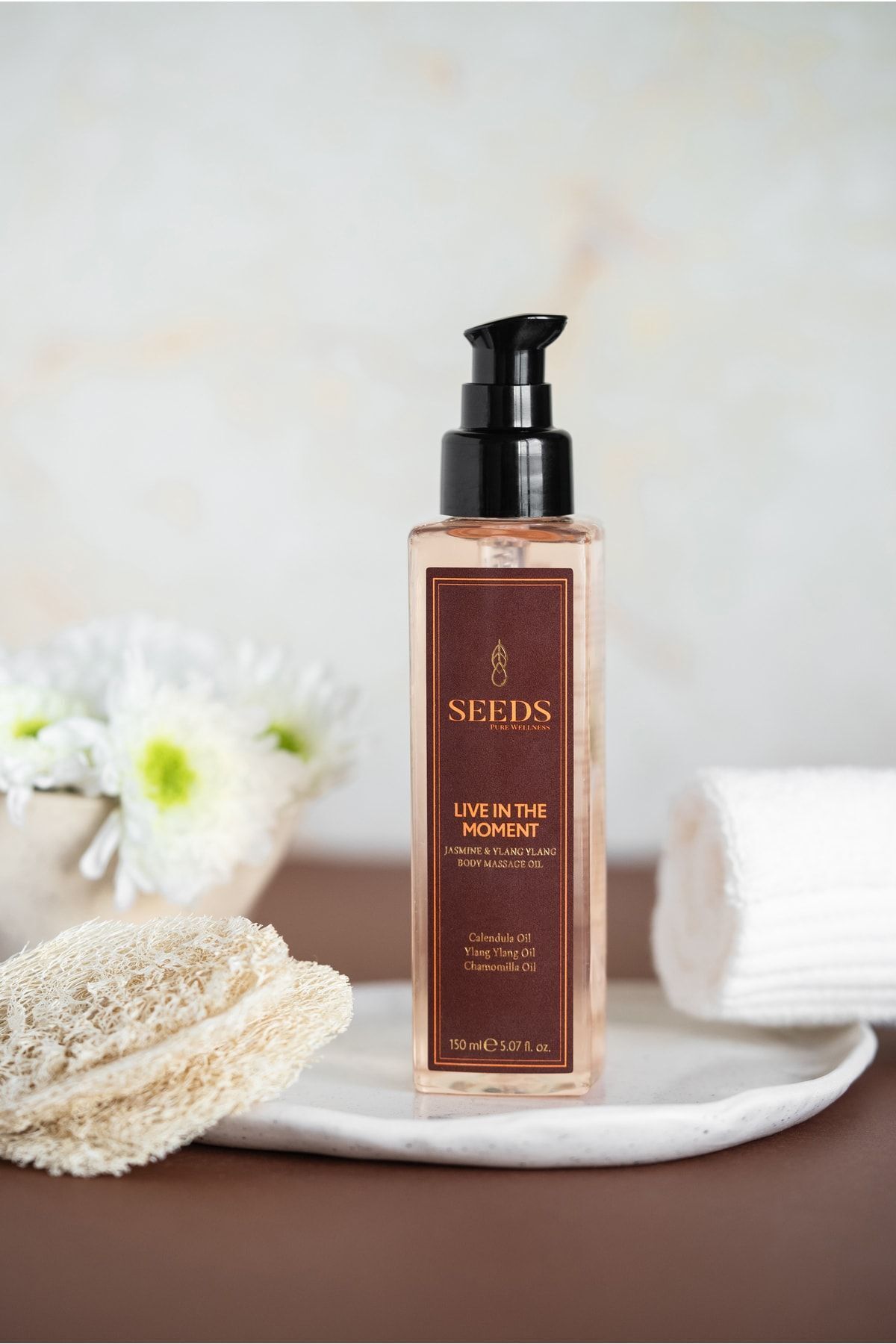 Seeds 150ml Natural Body Massage Oil Moisturizing Ylang Ylang and