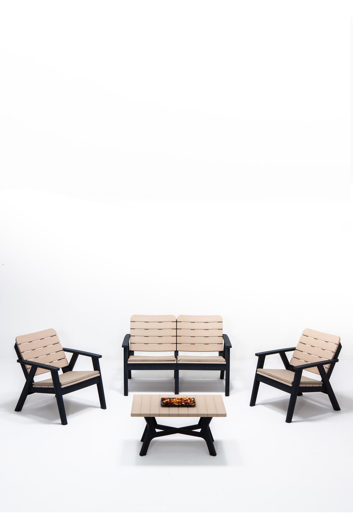 Sera 2+1+1+S Minderli Oturma Grubu / Bahçe - Balkon - Teras Mobilyası