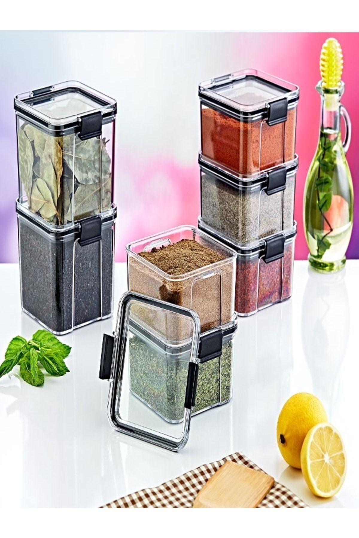 Box Up-6-Piece Transparent Storage Container 700 ml - Practical Solution to Protect Food Freshness 5