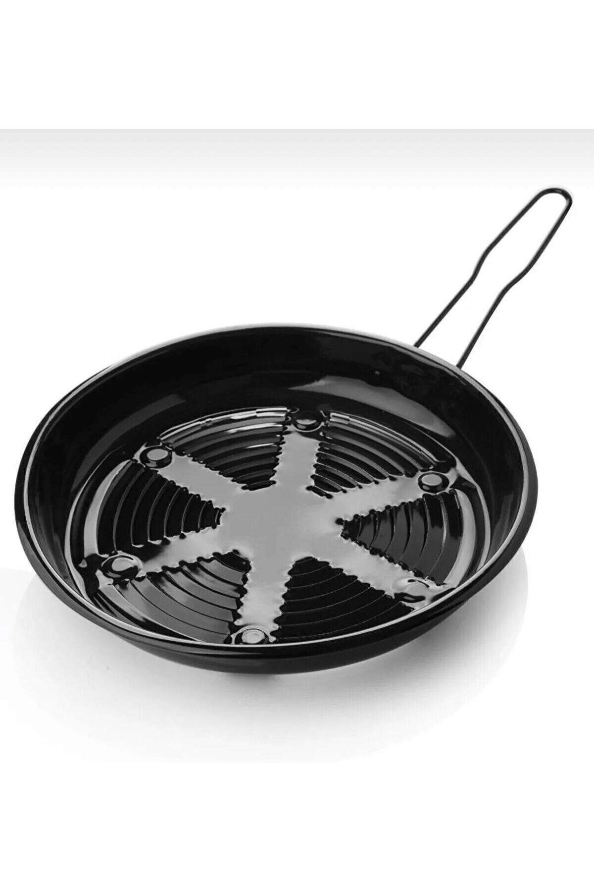 YDGR-Black Enamel Roasting Set with Handle - Pan 3