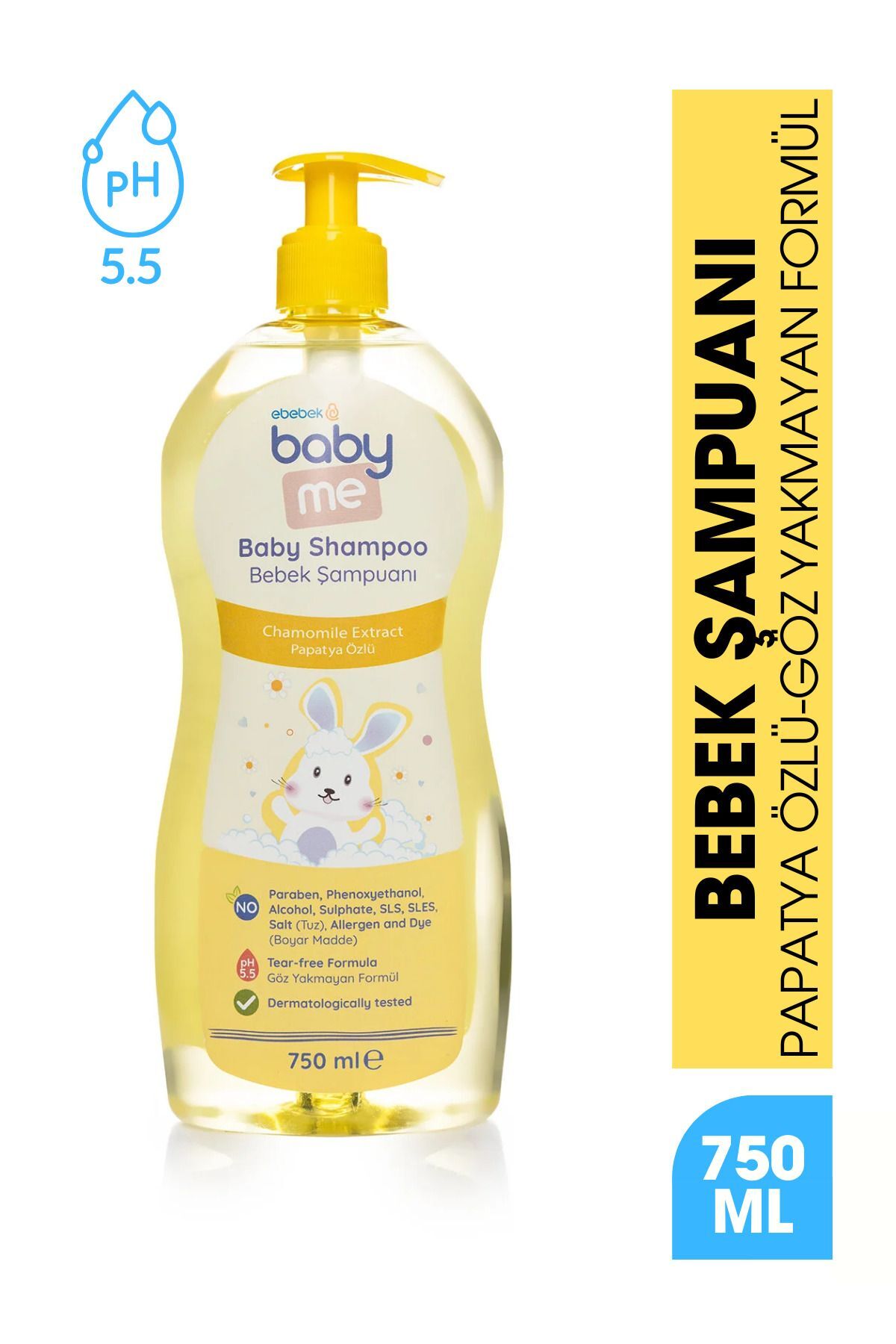 Baby&Me Bebek Şampuan 750 ml
