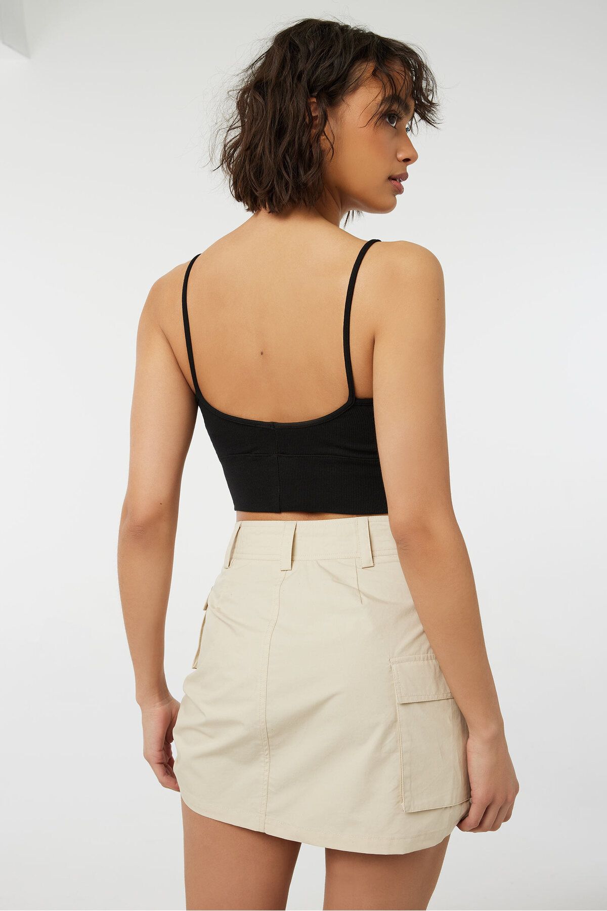 Ardene-Ribbed Ultra Crop Tank Top 3