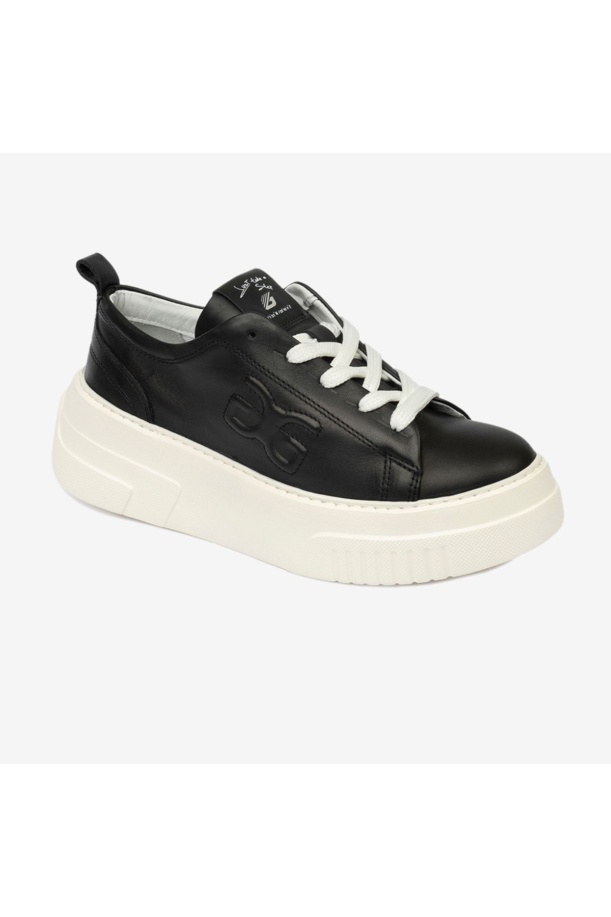 کفش کتانی مشکی زنانه چرم اصل 4y2sa33710 Greyder