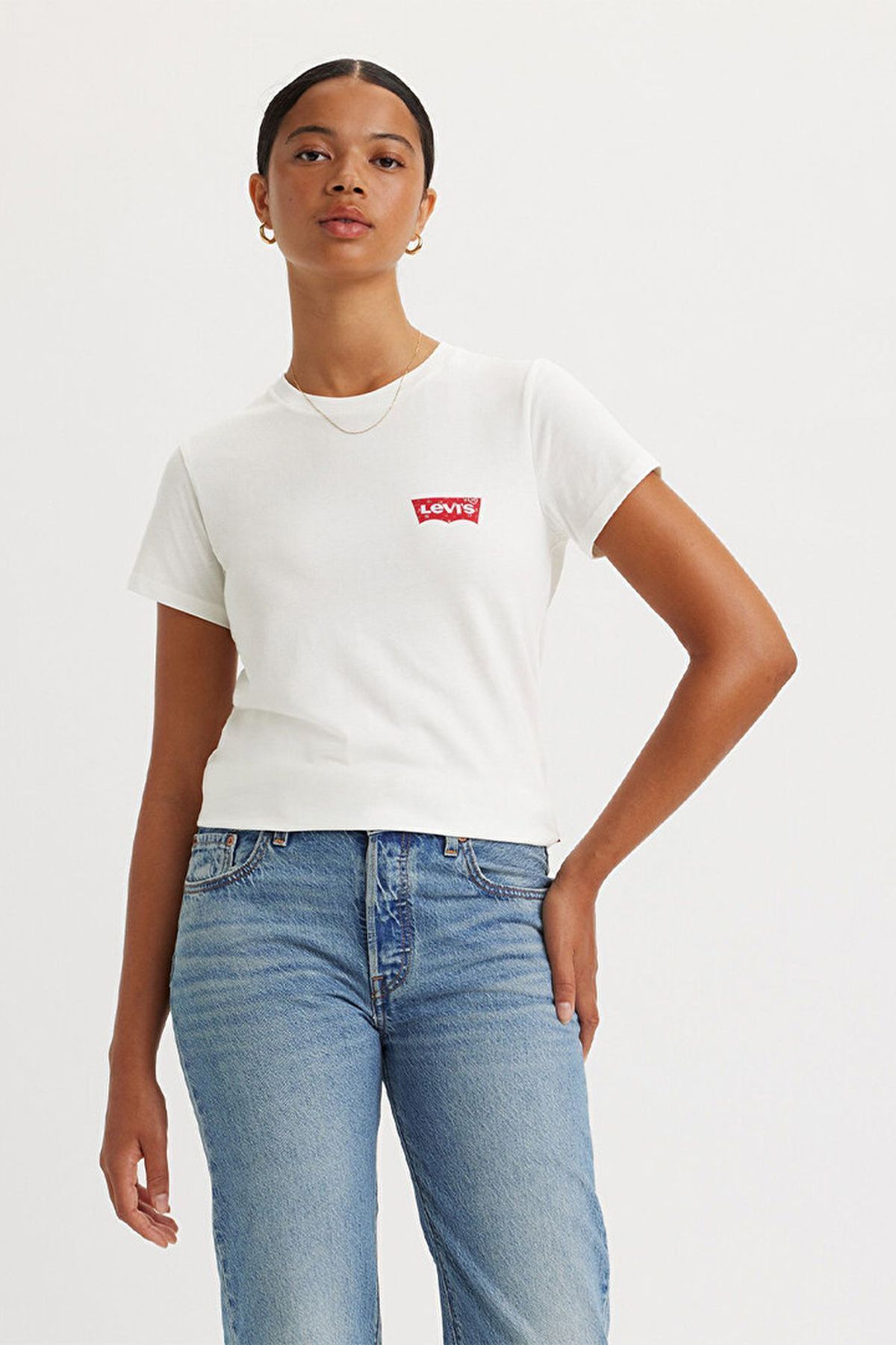 Levis t shirt white ladies clearance
