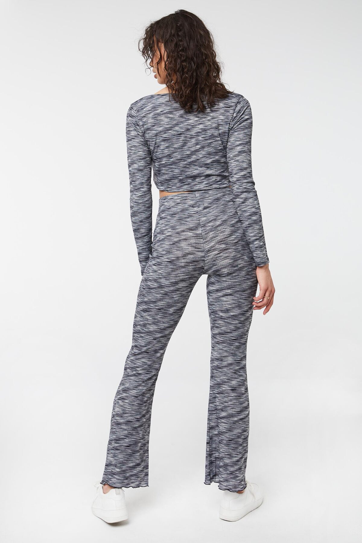 Ardene-Space-Dye Flare Pants 2