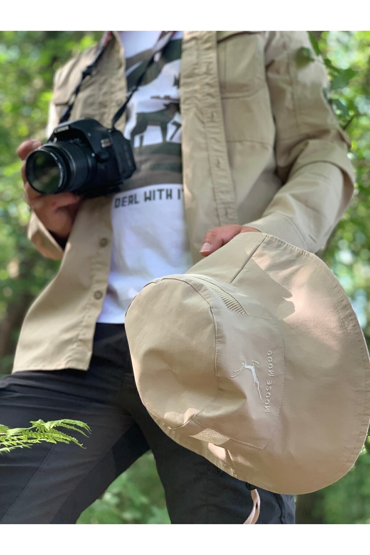 Moose Mood  Uv +50 Güneş Korumalı Safari Şapka - Görsel 3