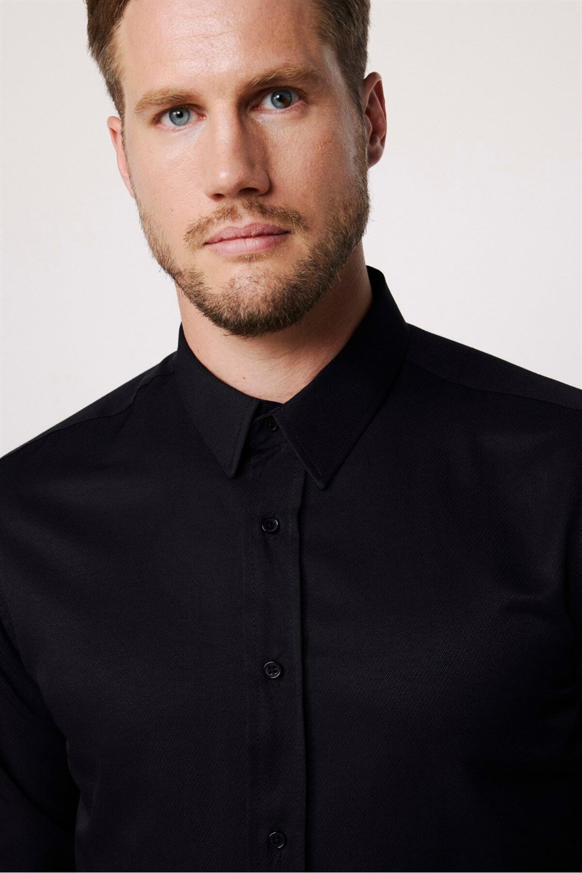 پیراهن مردانه مشکی تودورس | MD220004-500 اورجینال - تصویر 3