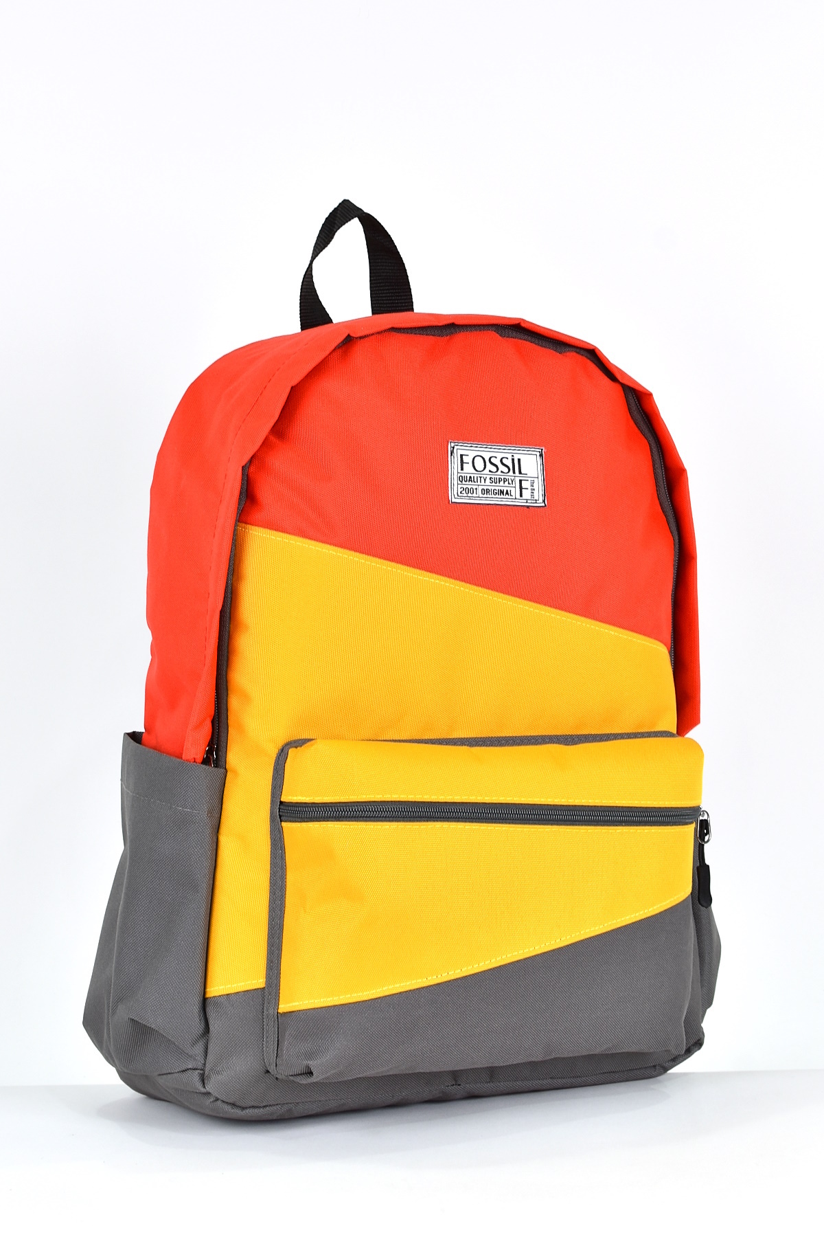 کوله‌پشتی مناسب مدرسه مناسب سفر روزمره چند چشمی Unisex 9507 Fossil اورجینال - تصویر 2