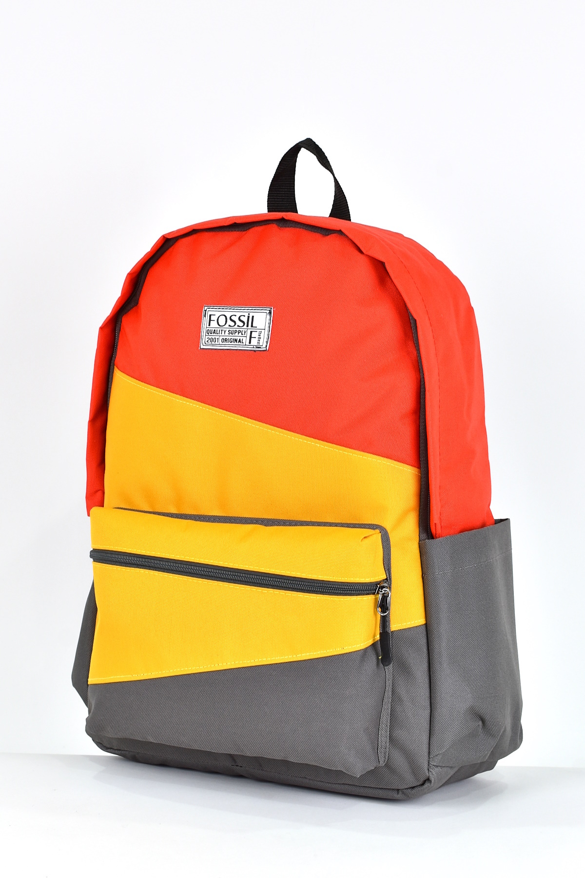 کوله‌پشتی مناسب مدرسه مناسب سفر روزمره چند چشمی Unisex 9507 Fossil اورجینال - تصویر 4