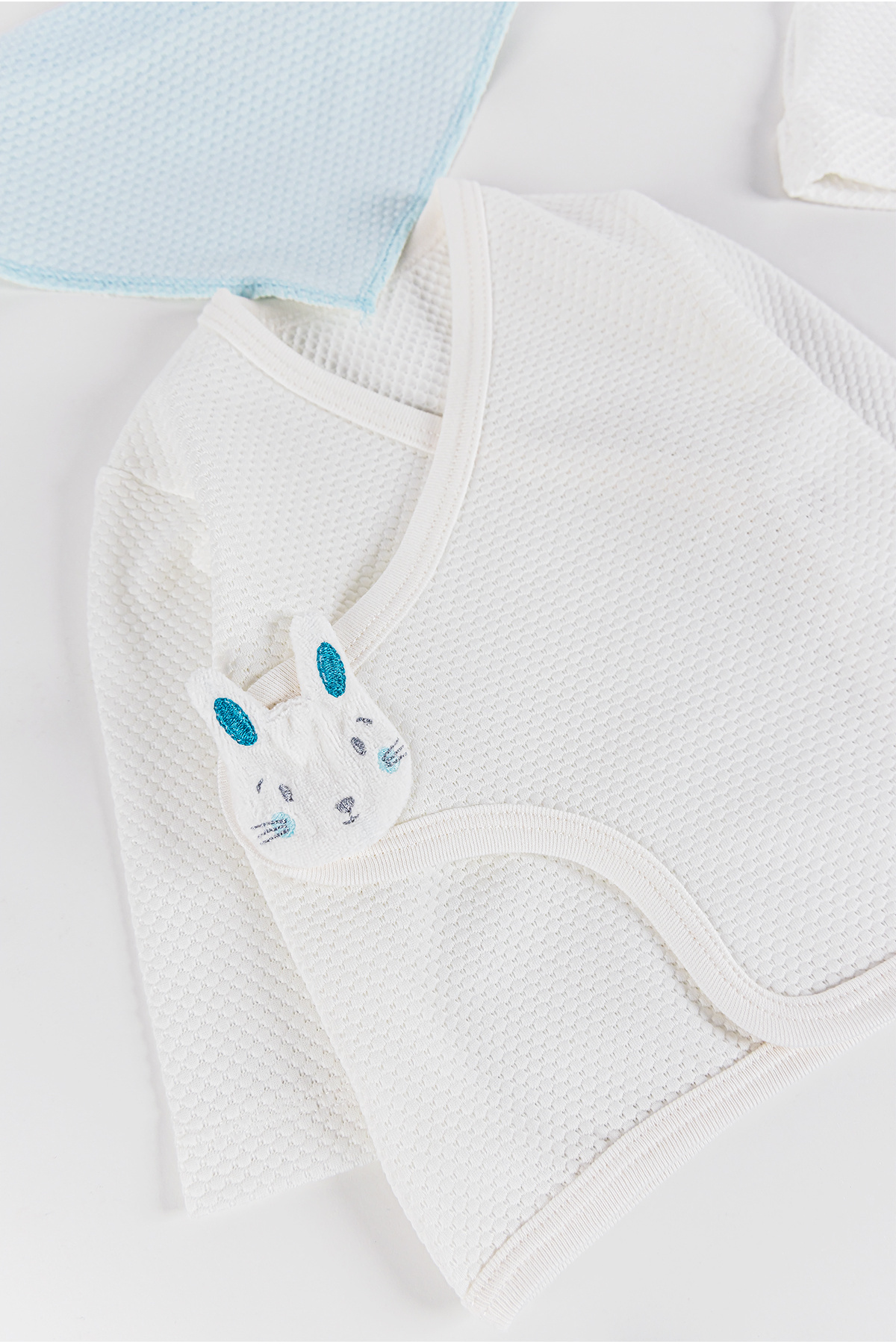 ست نوزادی پسرانه – دخترانه آبی Babymod | Babymod-DM1B73340521 اورجینال - تصویر 2