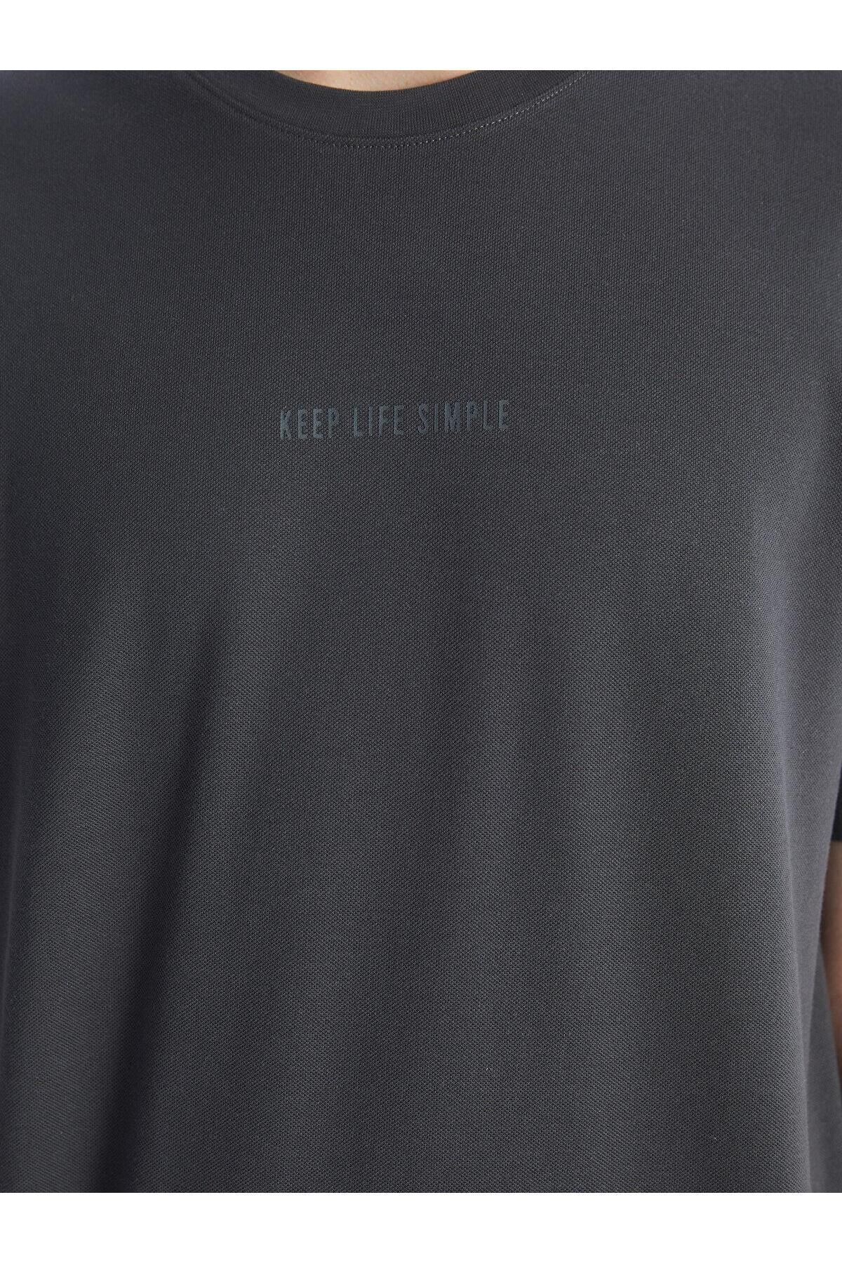 تیشرت مردانه مشکی ال سی وایکیکی | S4DH33Z8 اورجینال - تصویر 4