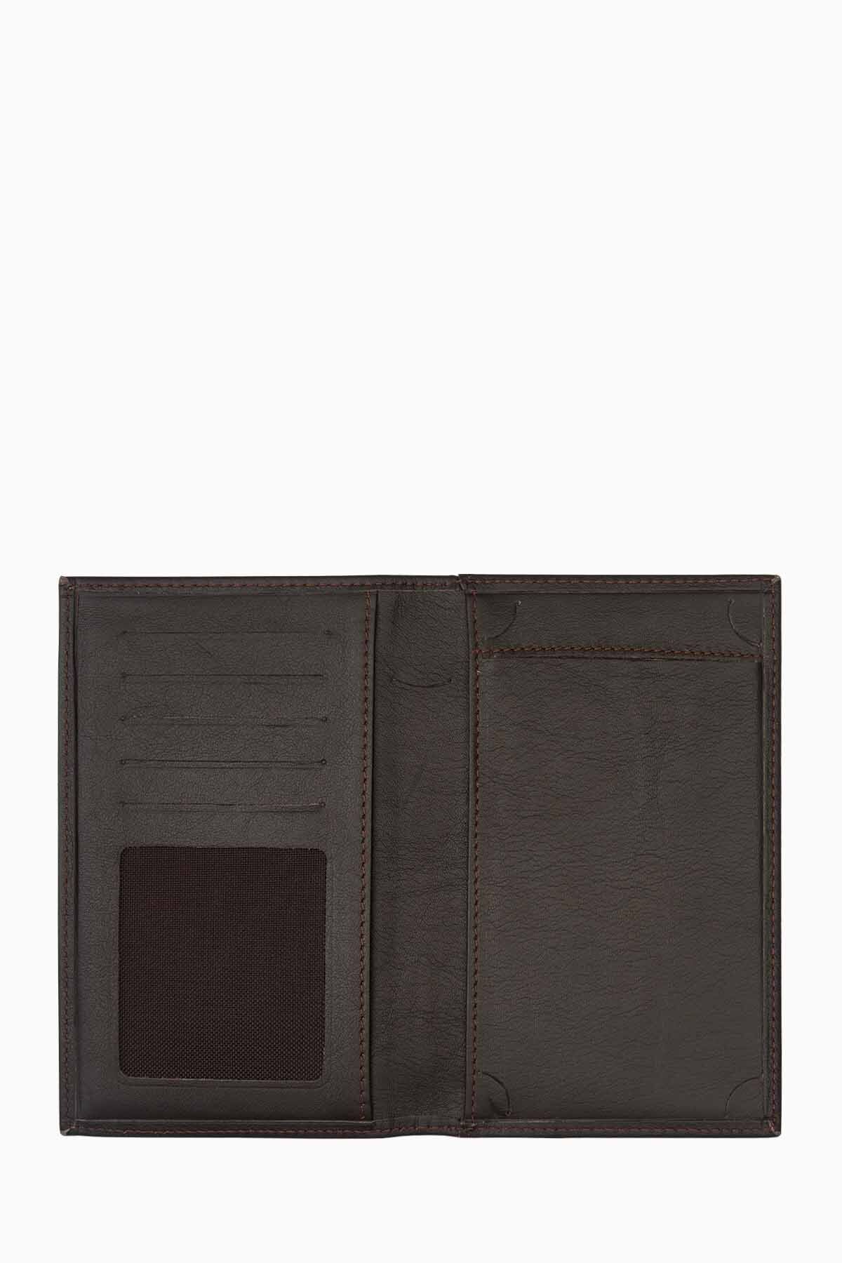DAMY-Genuine Leather Notebook - Brown K709, Wallet with Notepad and Notebook 3