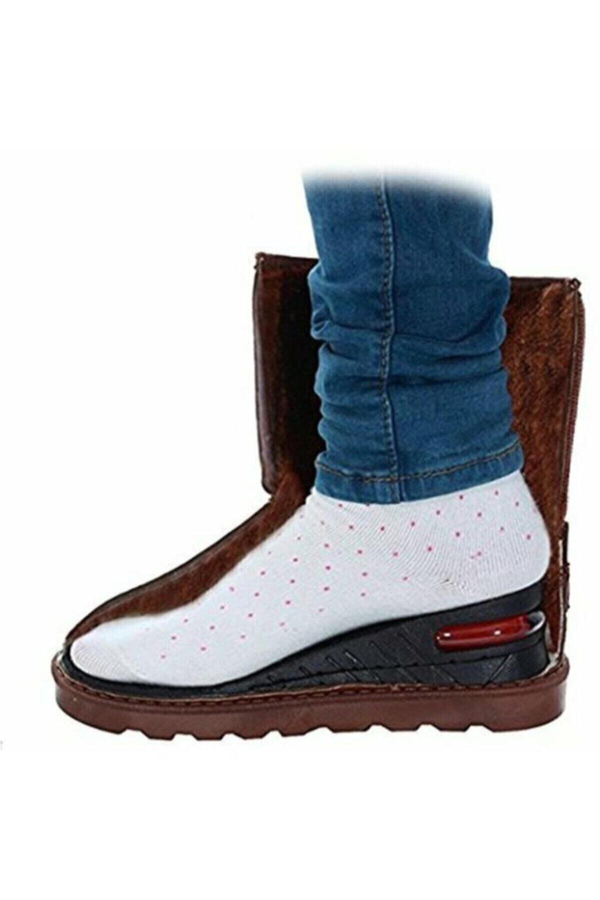 Boy Uzatıcı Tabanlık Hava Yastıklı Ayakkabı Içi Topuk Yükseltici 5 Cm Siyah 6