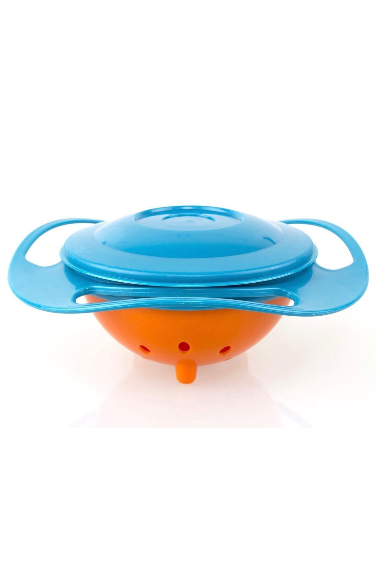 MorPort 360 Derece Dönen Yemek Dökülmeyen Tabak I Dökülmeyen Tabak I İçindekini Dökmeyen Eğlenceli Tabak fotoğrafı 3 (önizleme)