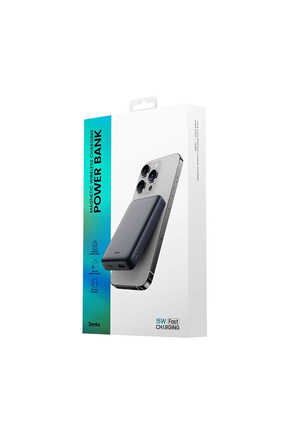 Mp07 Ince Tasarımlı Magsafe Powerbank 10000mah 15w Iphone 12-13-14 Serisi 4