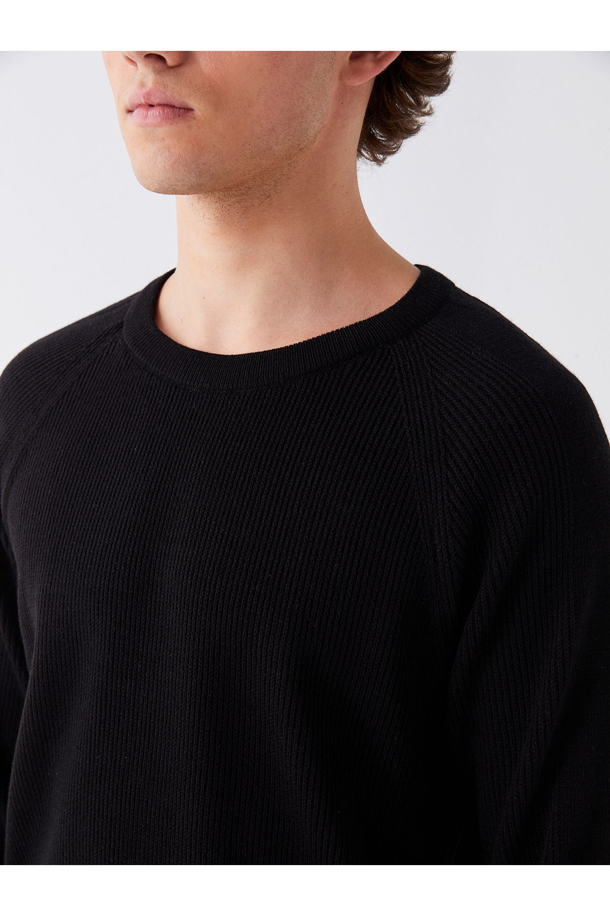 LC Waikiki-Men's Knitwear Sweater - Long Sleeve, Crew Neck 3