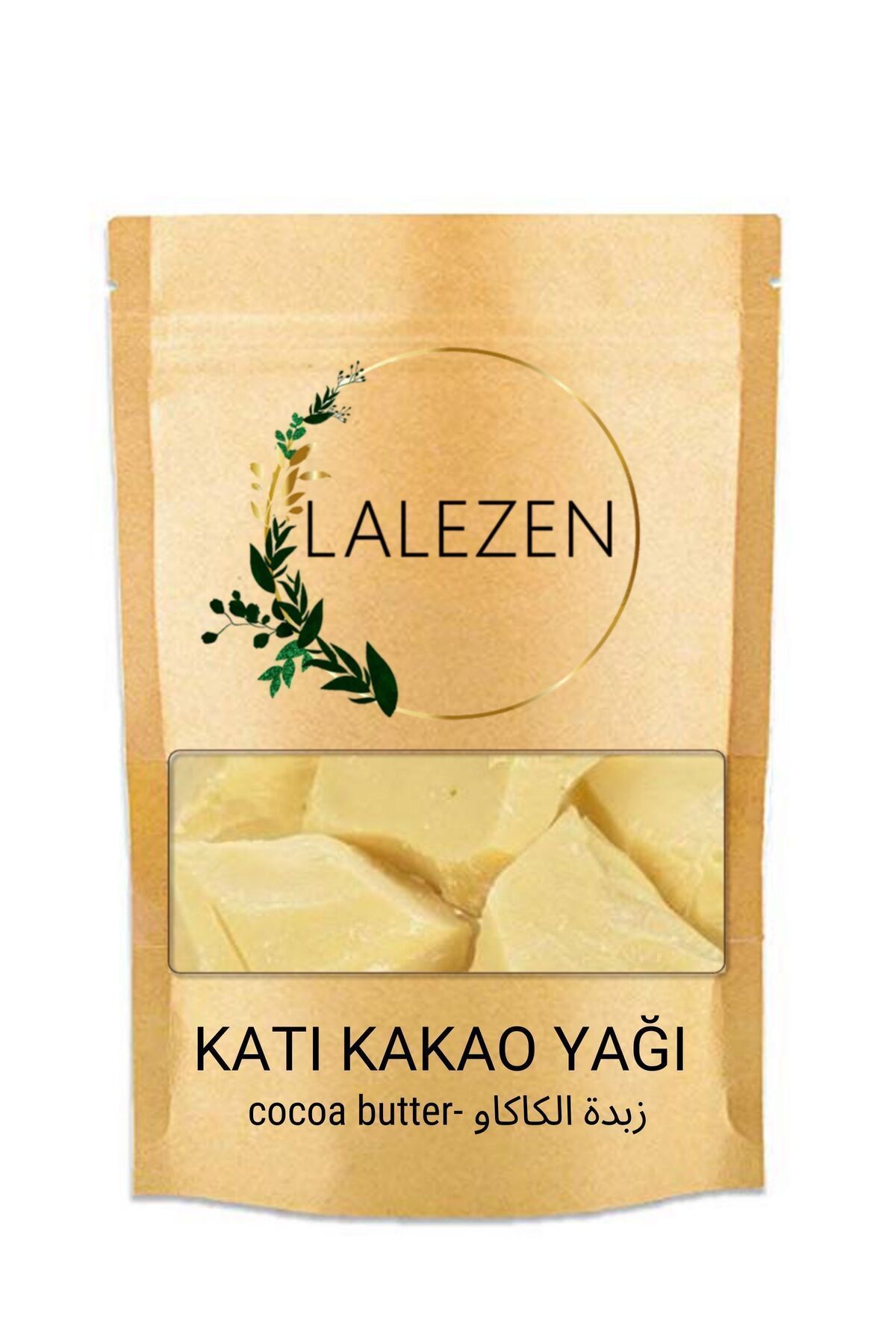 LALEZEN Katı Kakao Yağı- Saf Kakao Yağı-Yenilebilir 1000 Gr
