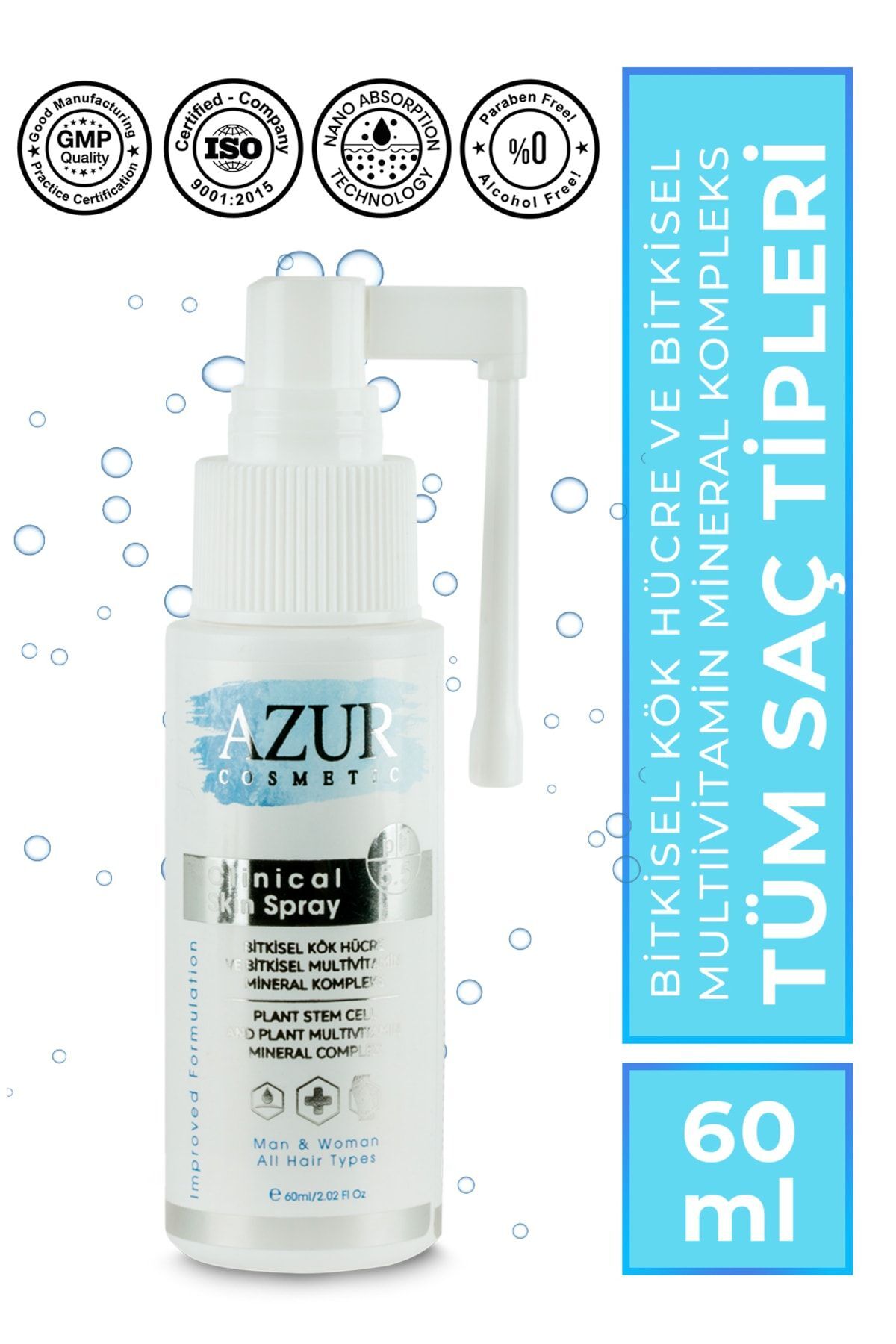 Azur Cosmetic Clinical Saç Derisi Spreyi - Fiyatı, Yorumları