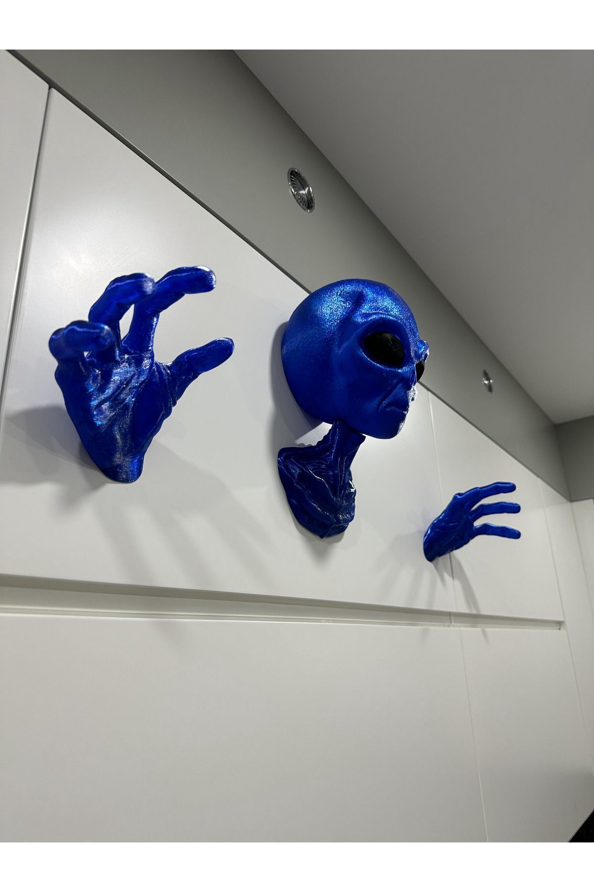 KemX3D Kulaklık Standı Xl Alien Uzaylı Duvar Dekorasyonu