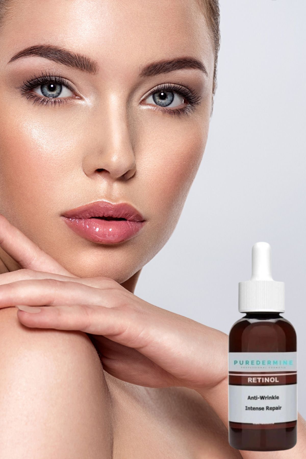 Puredermine-50 ml Retinol 2.5% Large Size Face Serum - Crepe Removal, Dark Spots and Fine Lines 6